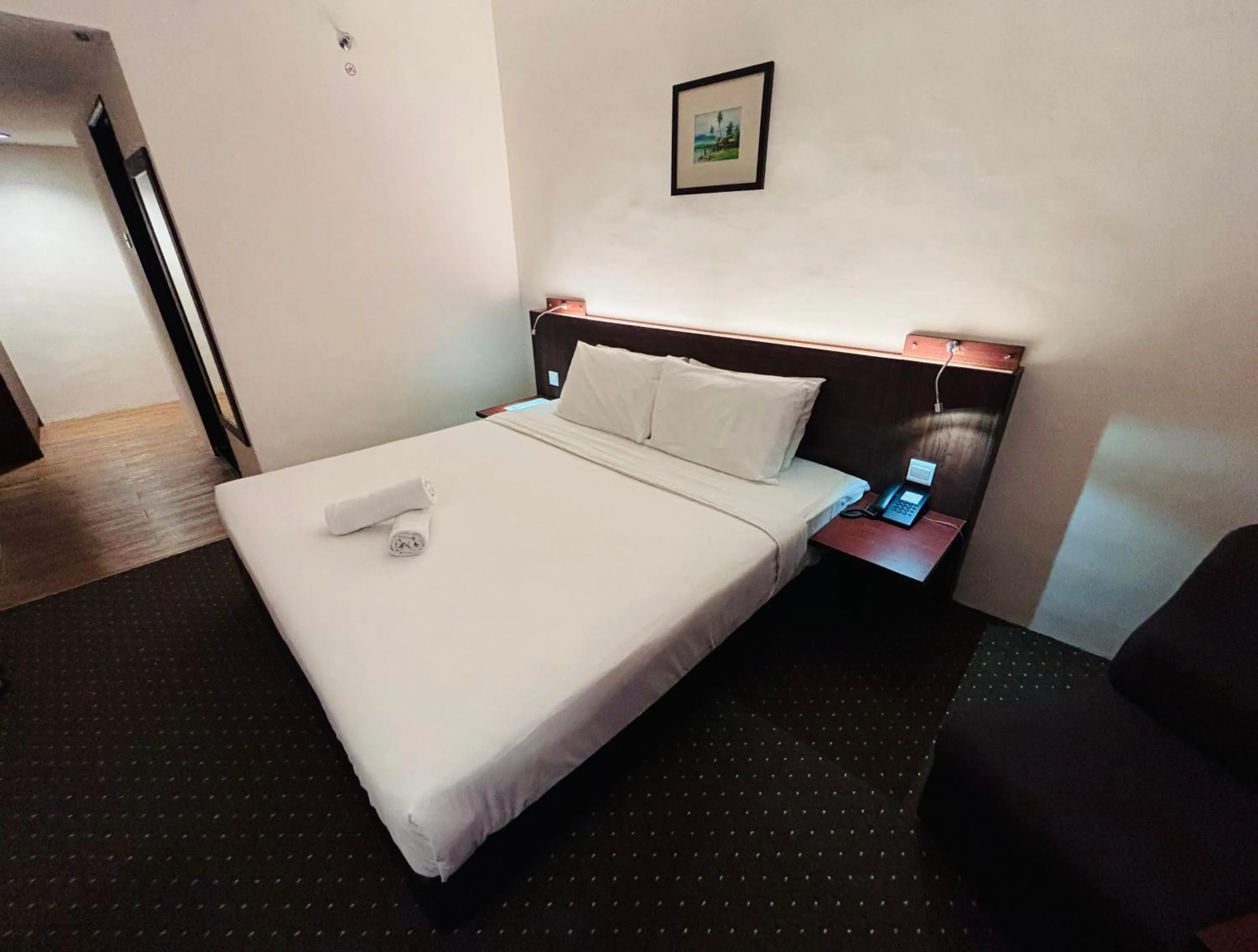 Bed in Hotel Yt Midtown Kuala Terengganu