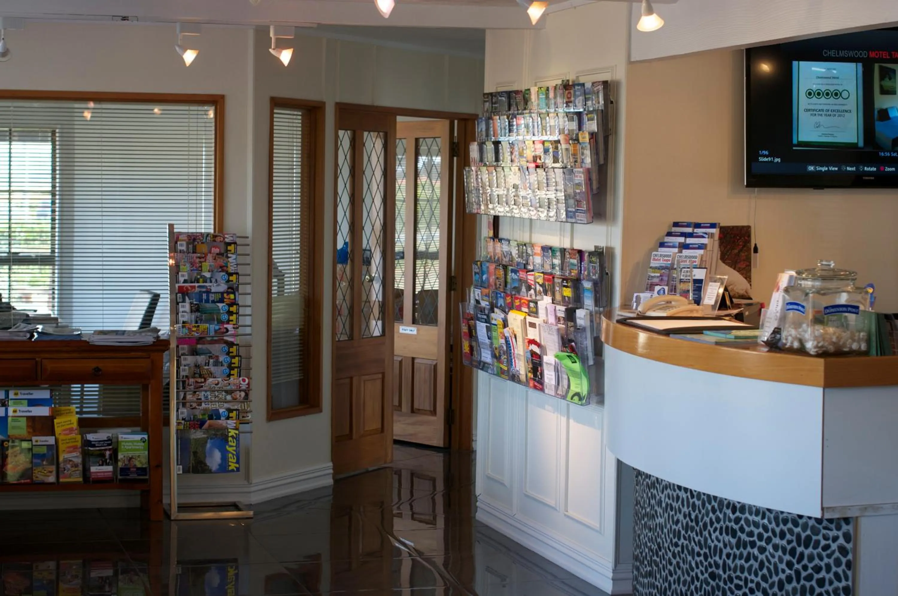 Lobby or reception in Chelmswood Motel Taupo