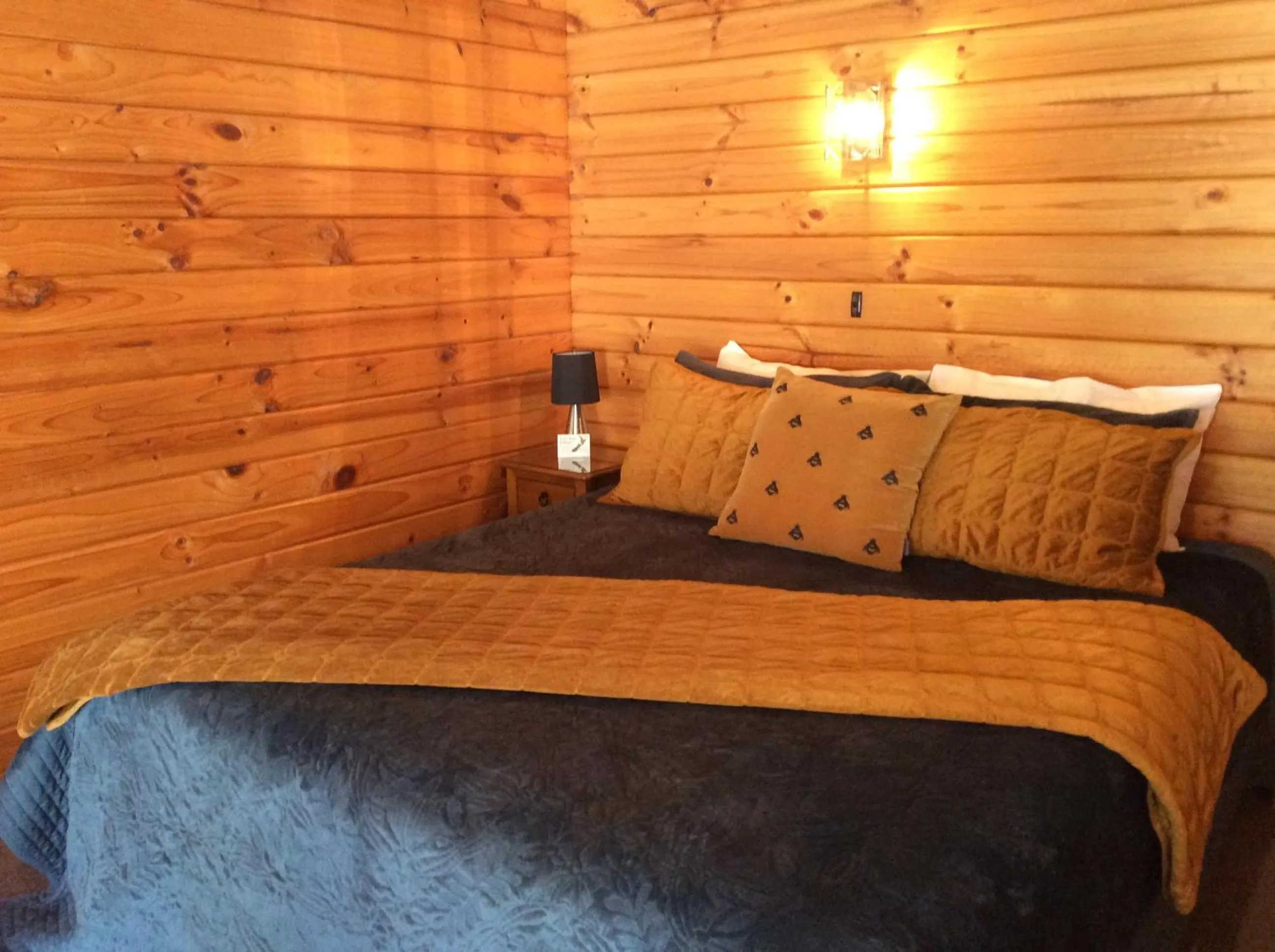 Bed in Alpine Lodge Motel