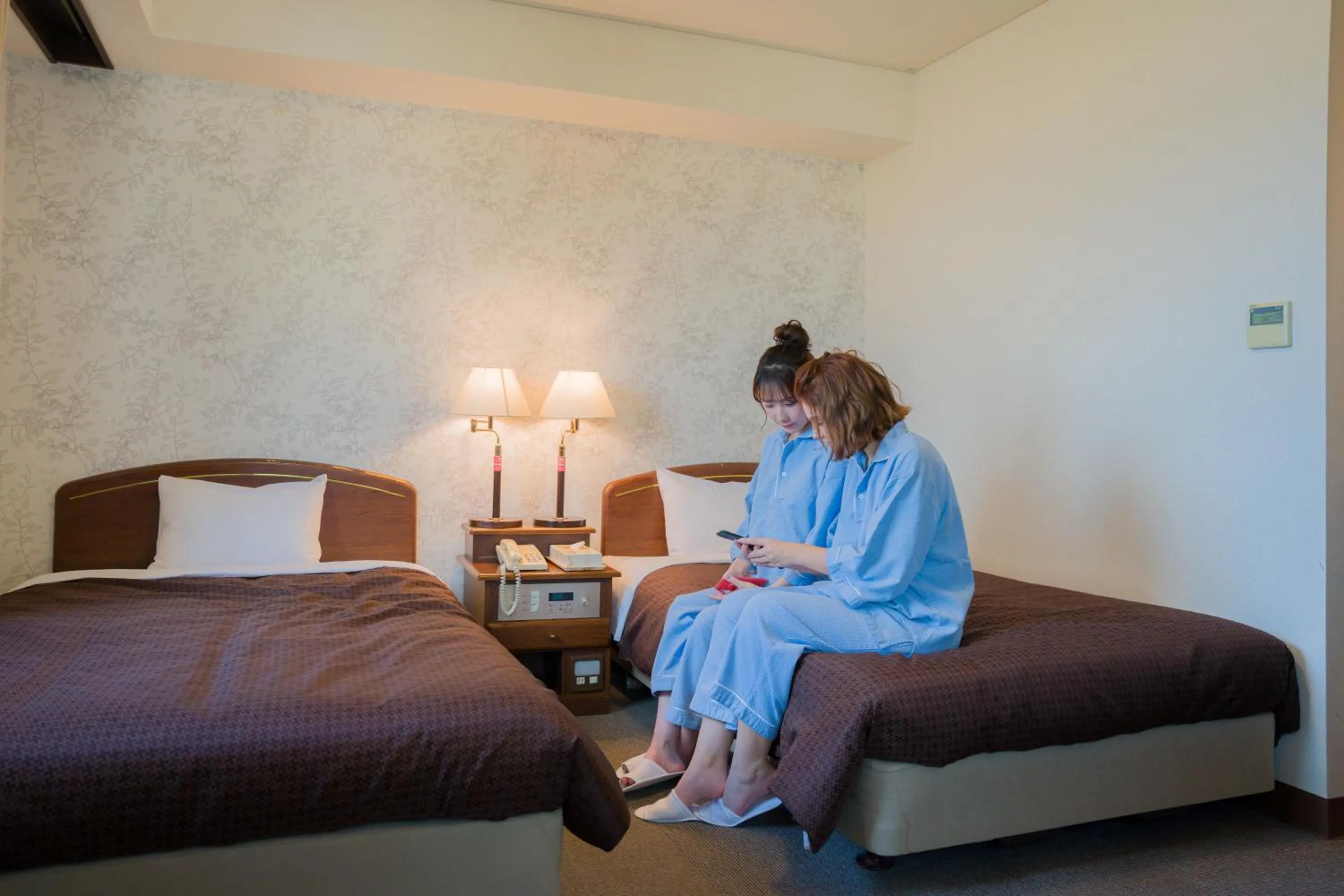 Photo of the whole room, Bed in Imari Grand Hotel