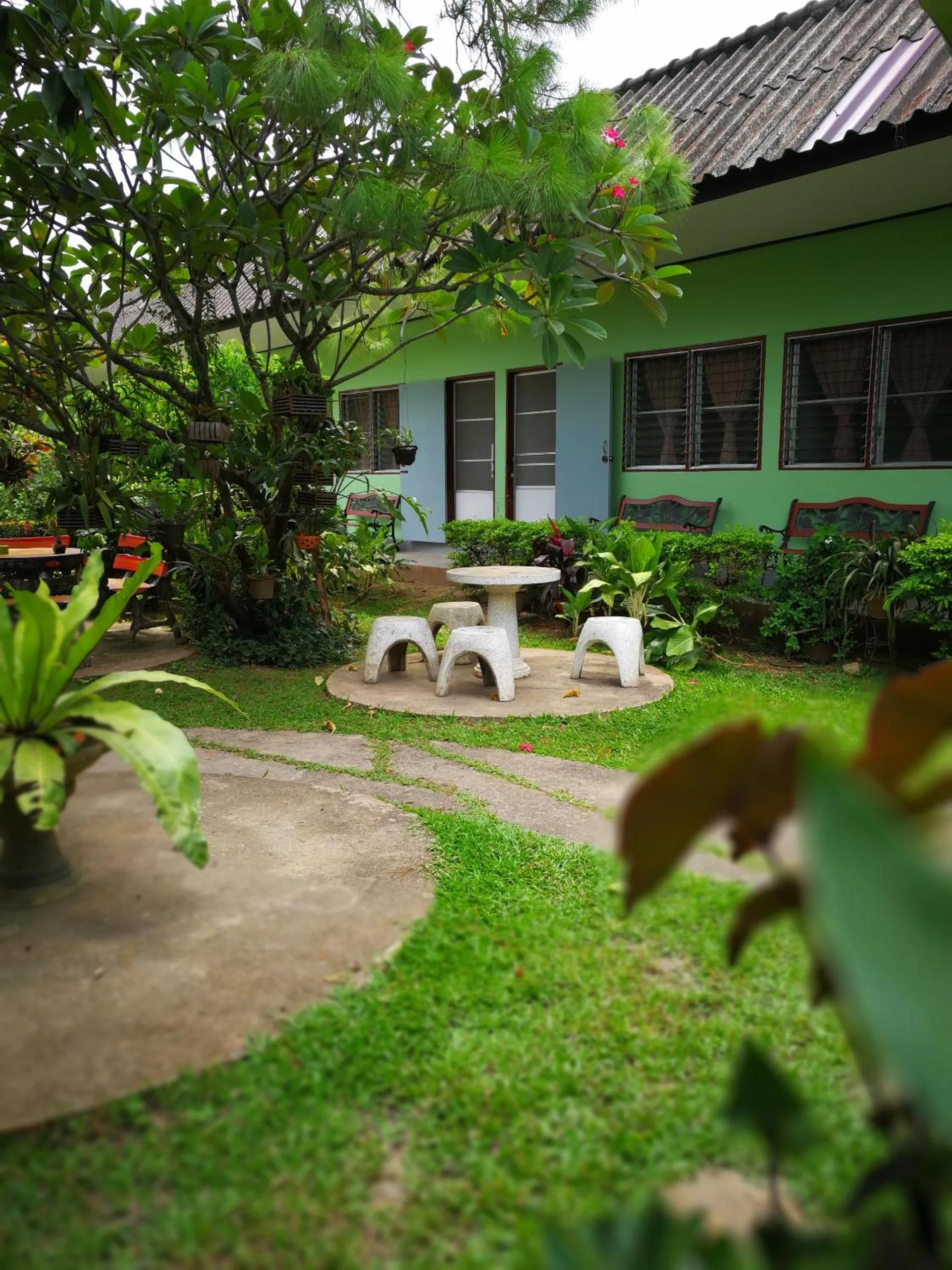 Garden in Baan Bua Guest House