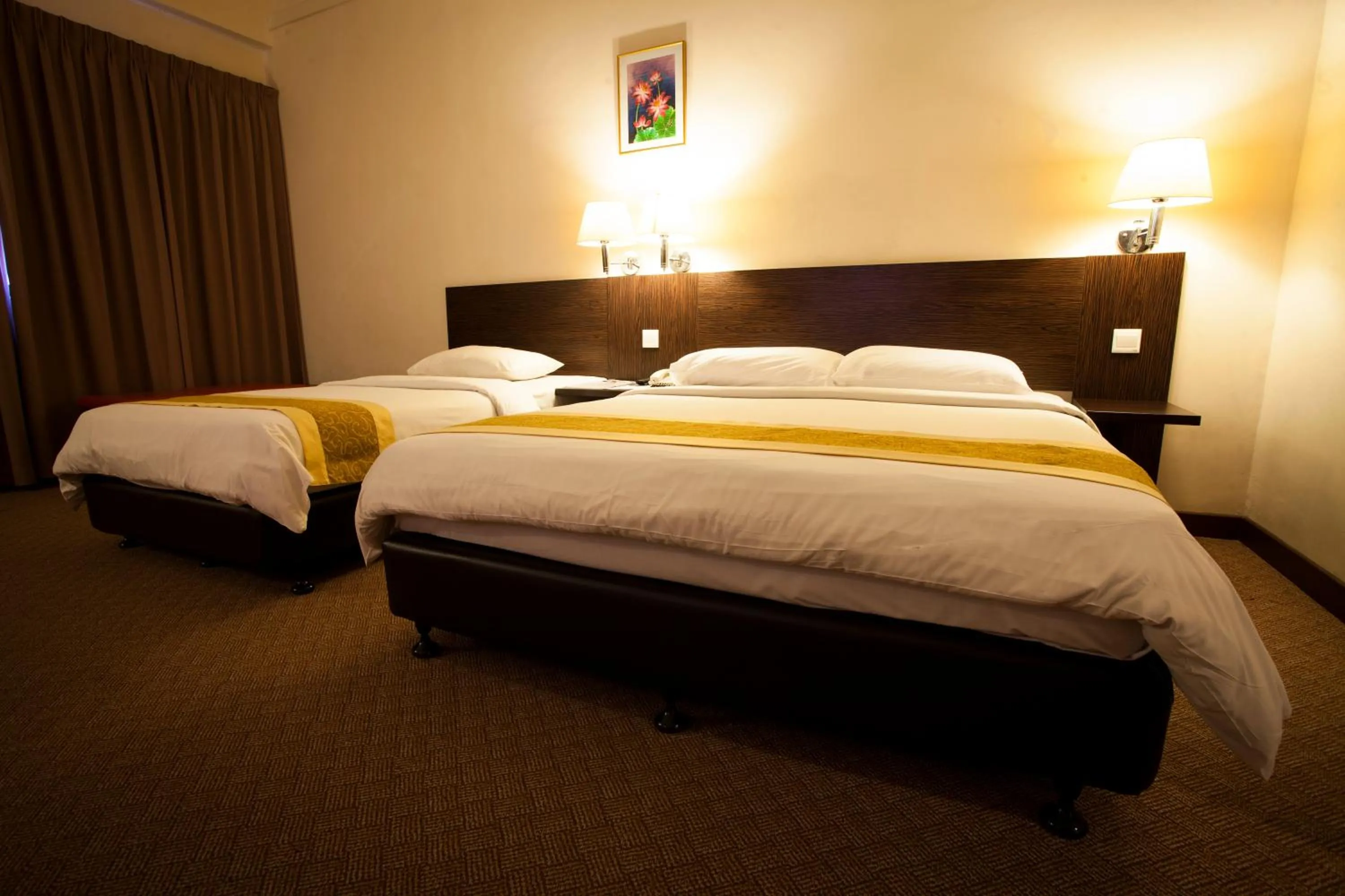 Bed in Hotel Tanjong Vista