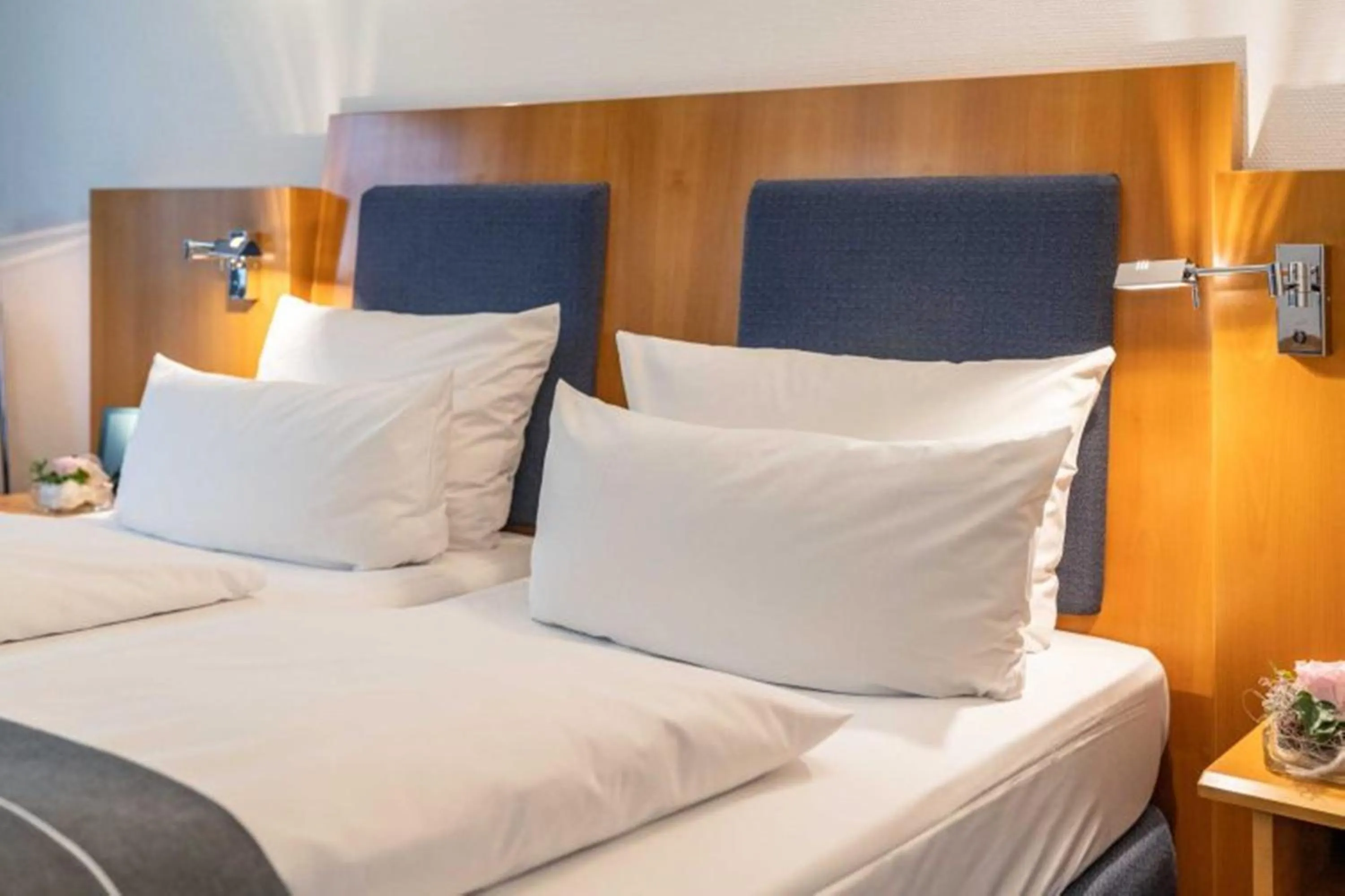 Bed in Residenz Hotel Detmold