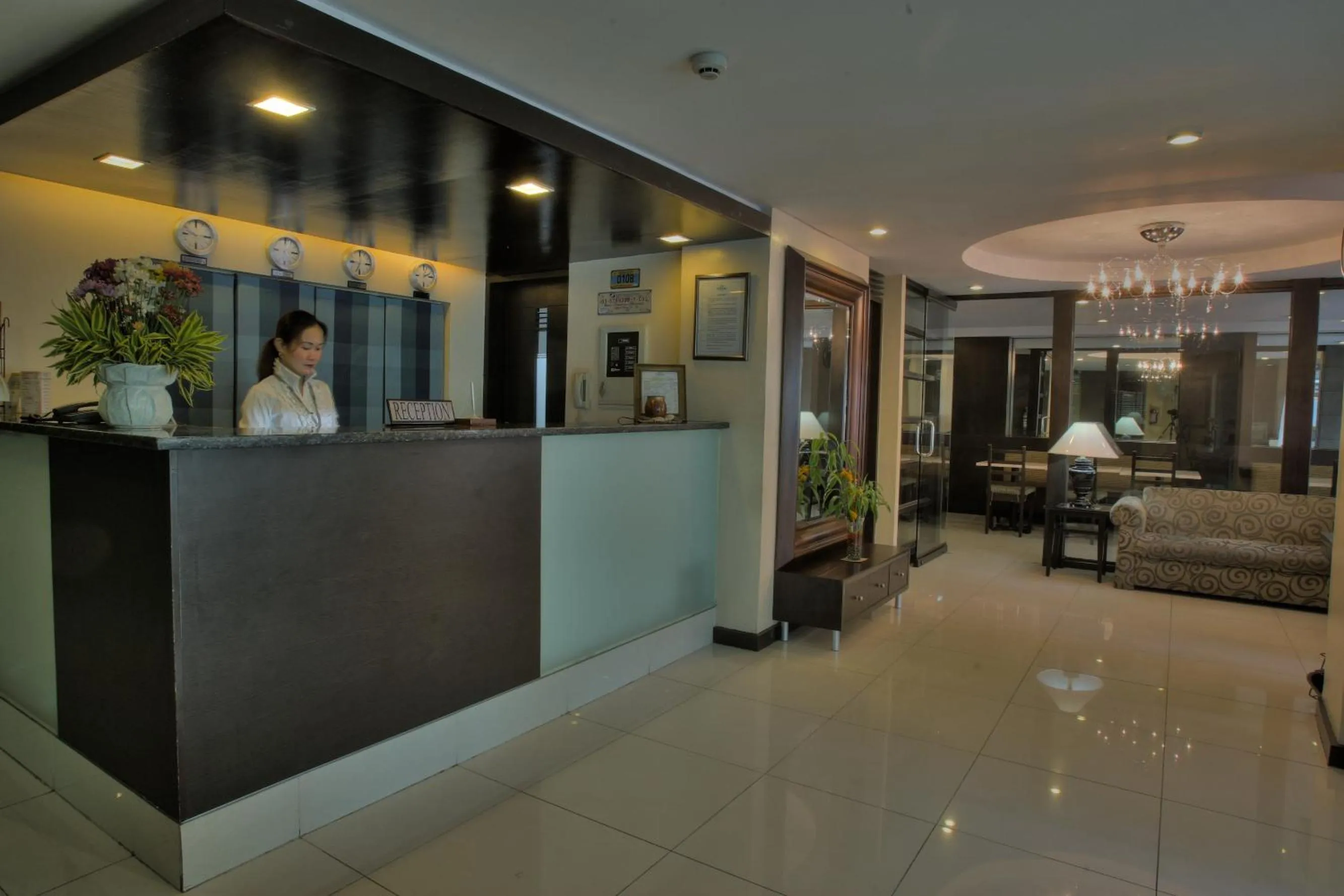 Lobby or reception in Fersal Hotel Neptune Makati