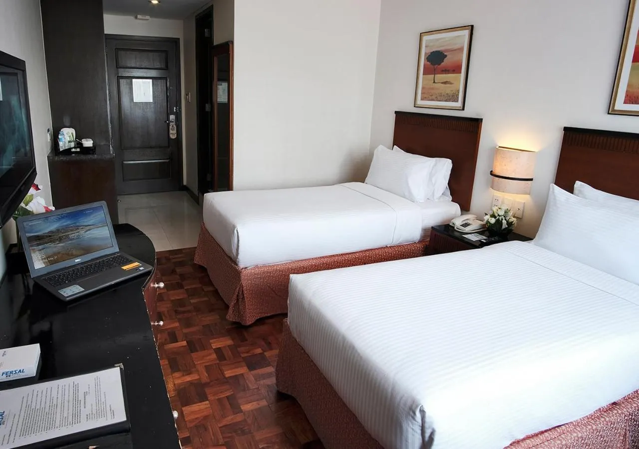 Bed in Fersal Hotel Neptune Makati