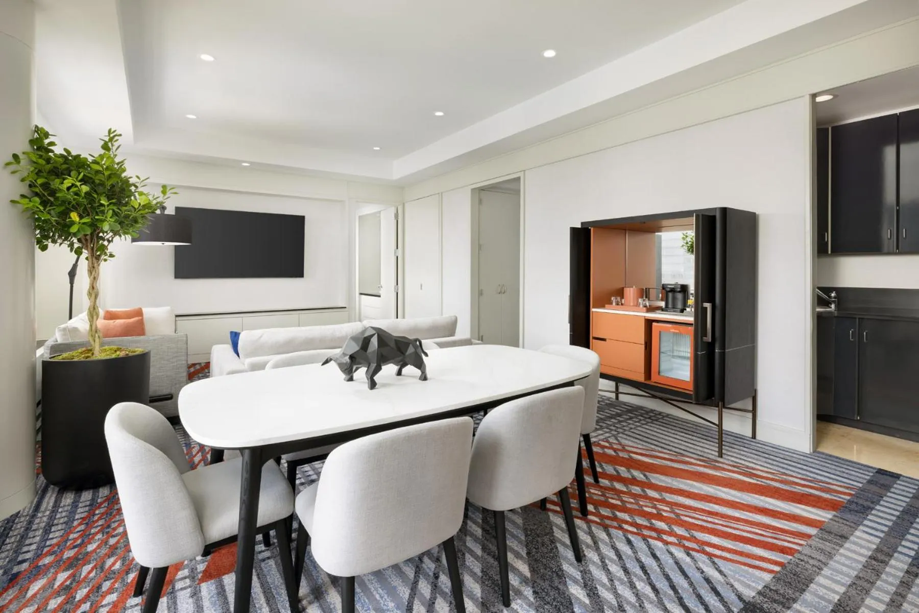 Living room in M Social Hotel New York Downtown