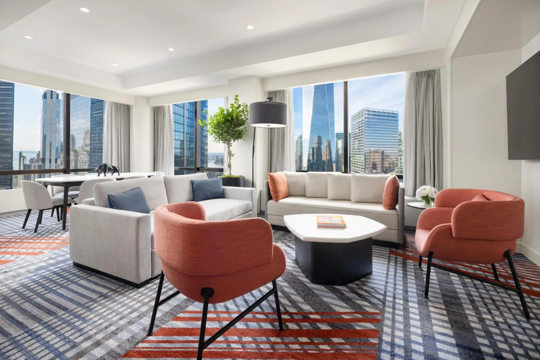 Living room in M Social Hotel New York Downtown