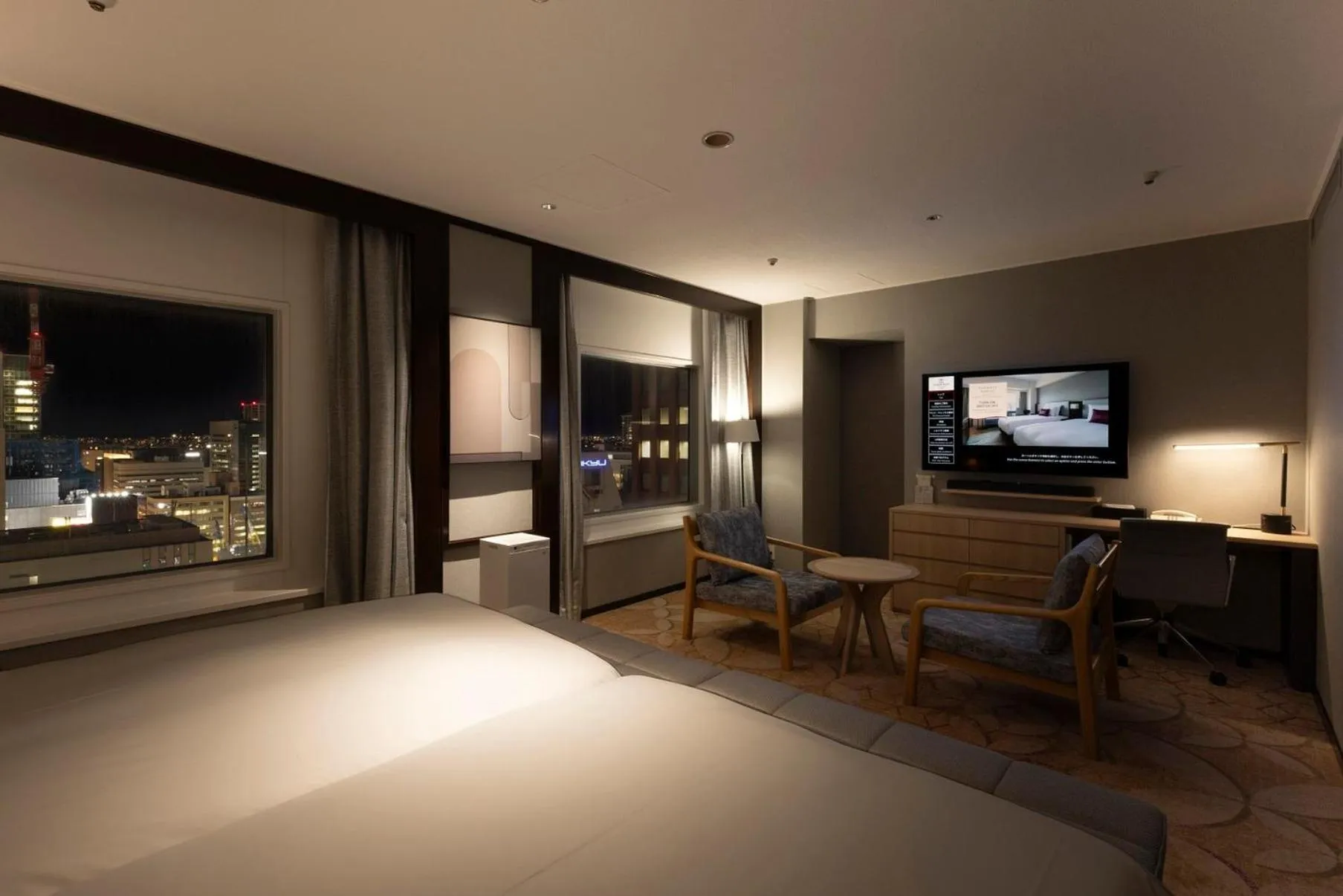 Photo of the whole room, Bed in ANA Crowne Plaza Sapporo by IHG