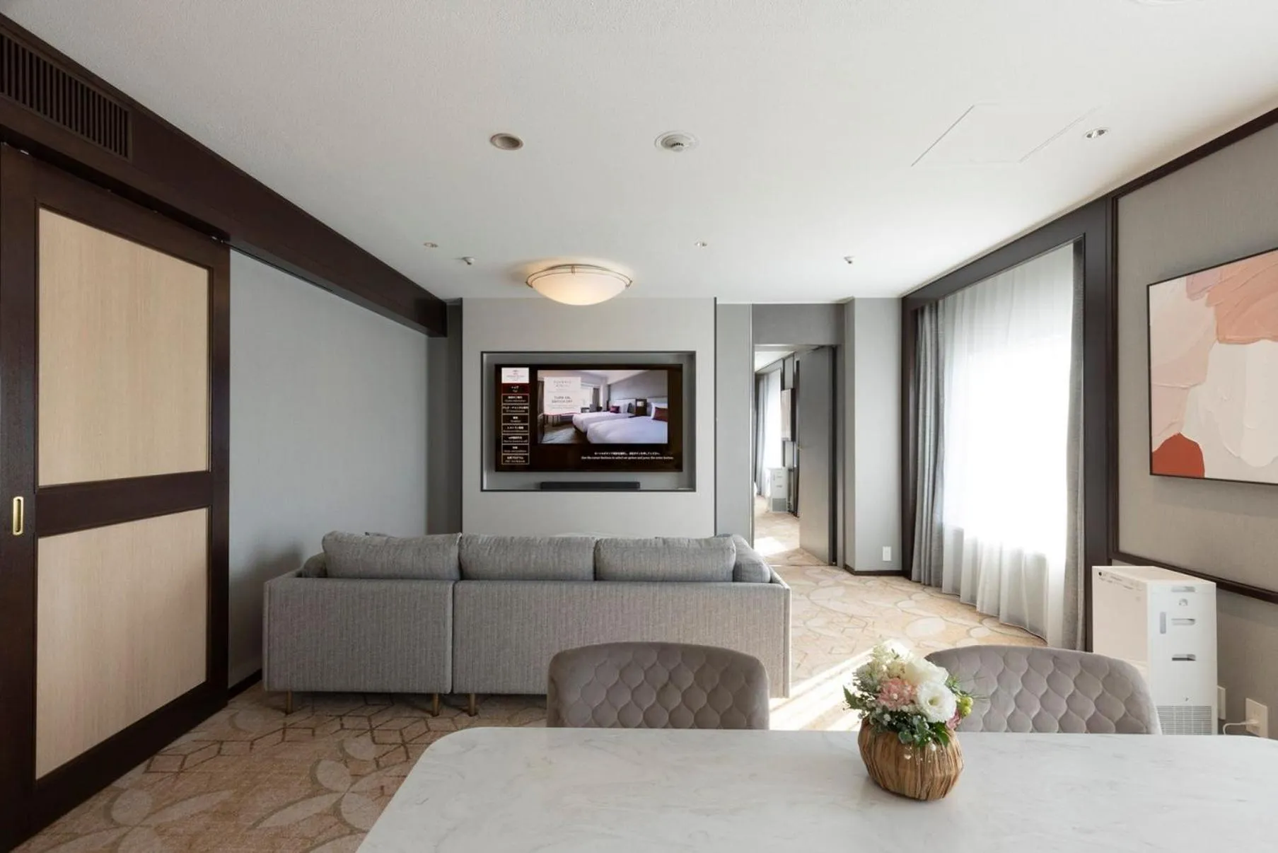 Photo of the whole room, Bed in ANA Crowne Plaza Sapporo by IHG