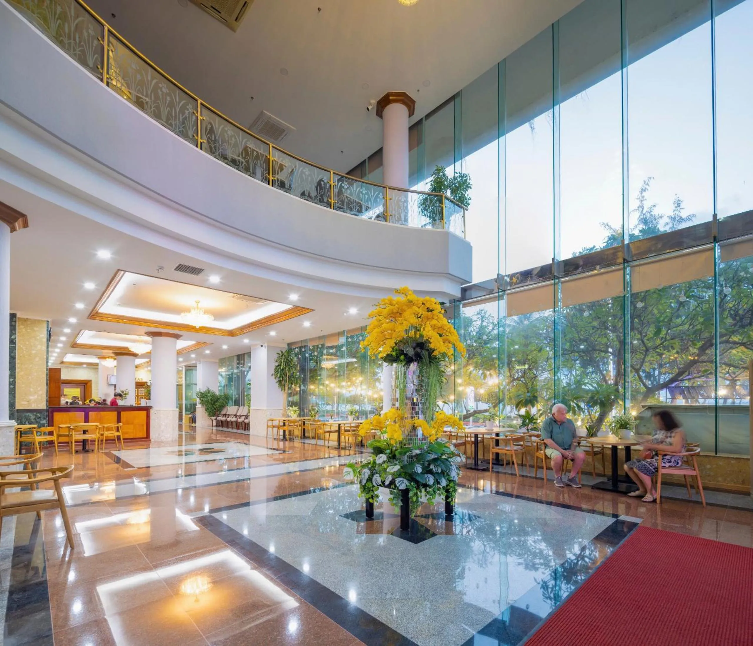 Lobby or reception in Nha Trang Lodge Hotel