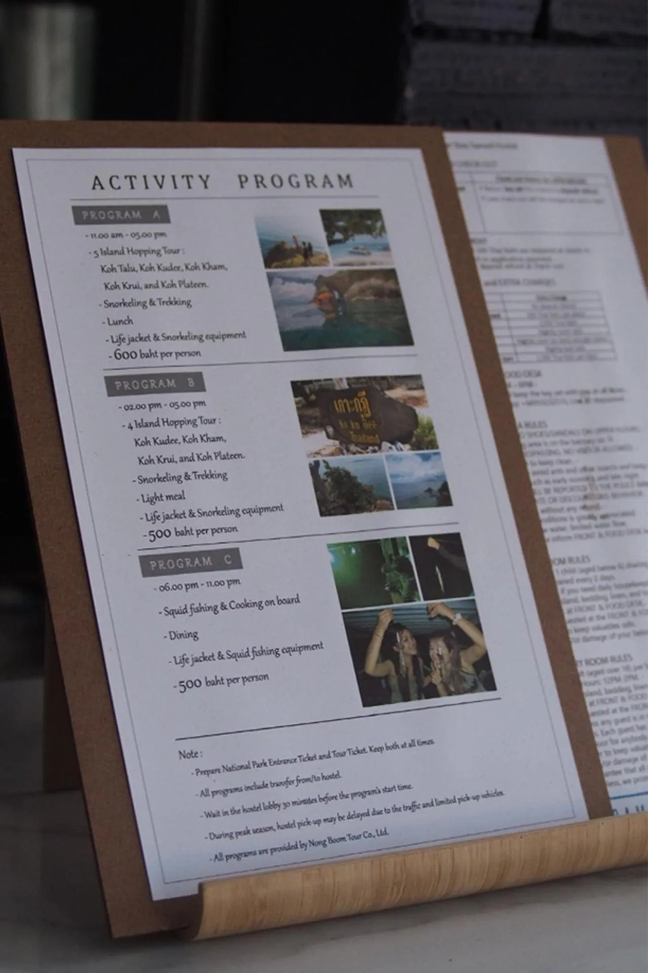 Snorkeling in Stay Samed Hostel