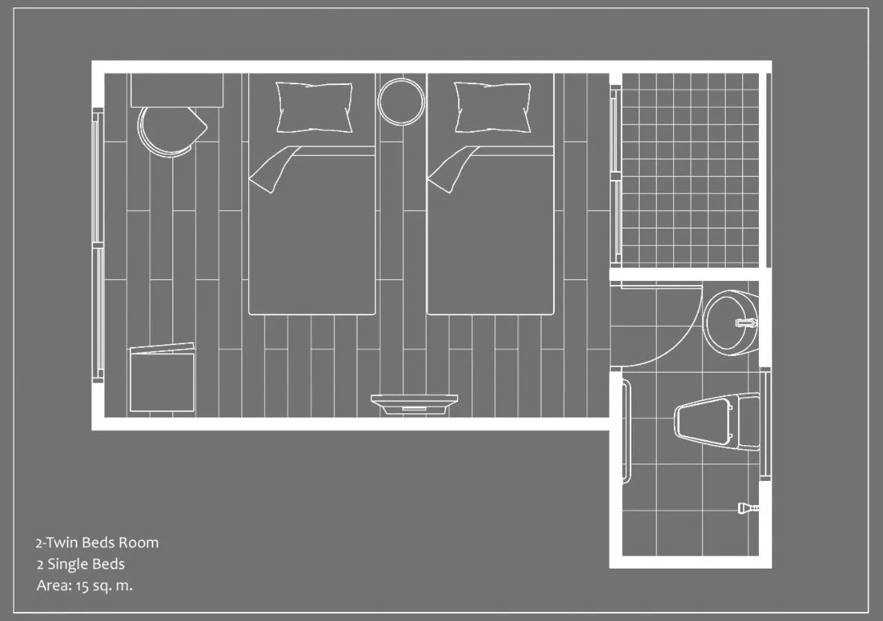 Floor plan in Stay Samed Hostel