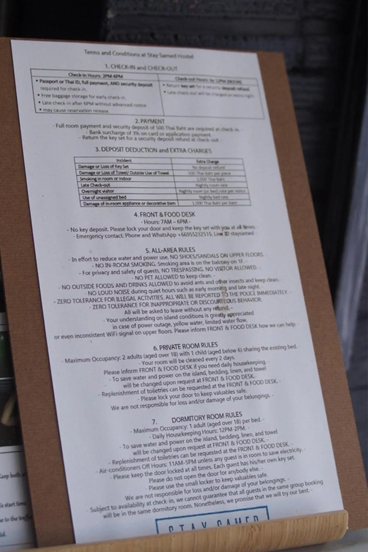 Property logo or sign in Stay Samed Hostel