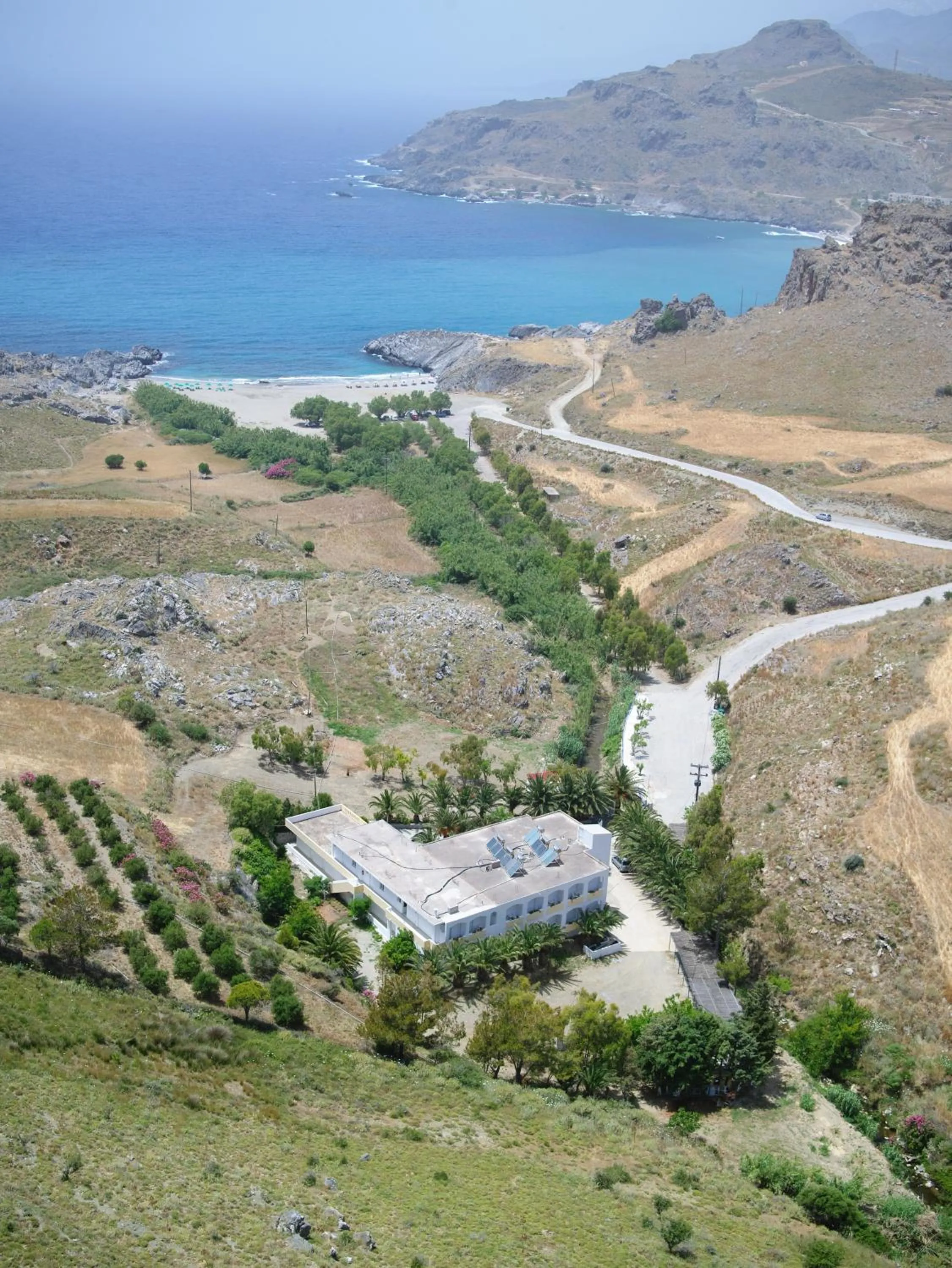 Bird's eye view in Ammoudi Hotel