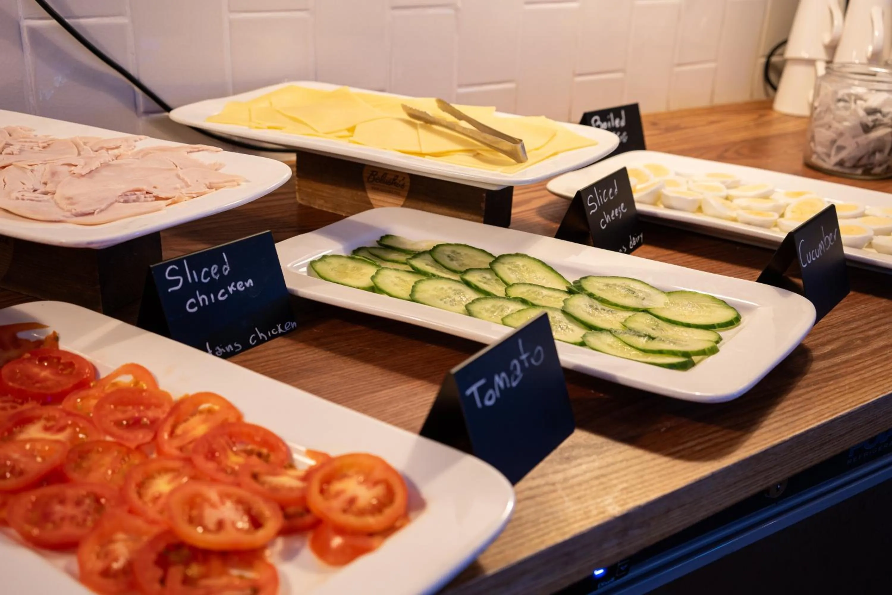 Buffet breakfast in St Christopher's Inn Hammersmith