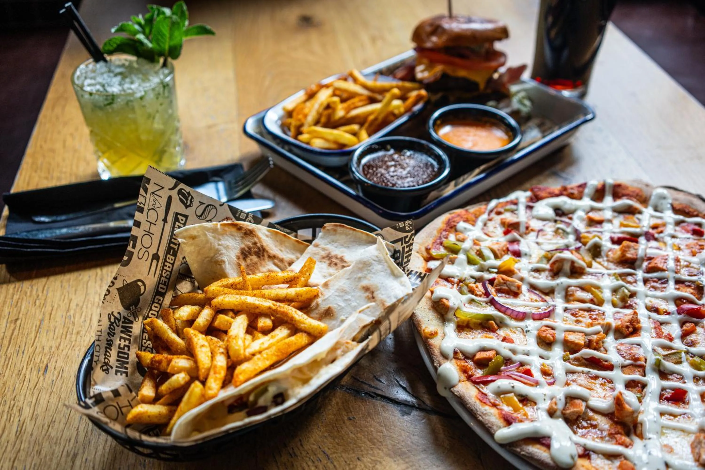 Food in St Christopher's Inn Hammersmith