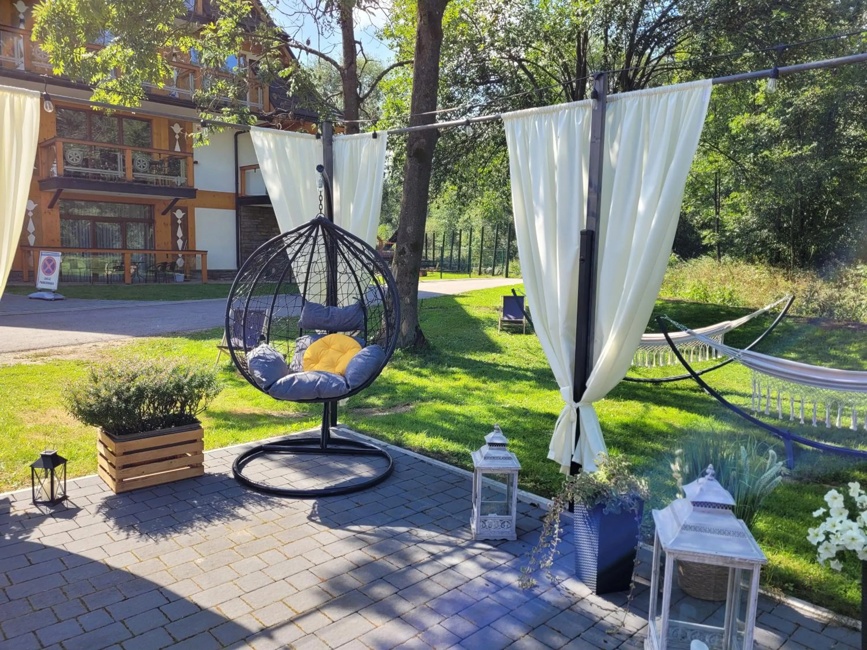 Garden view in Aparthotel Góralski Spa & Restaurant