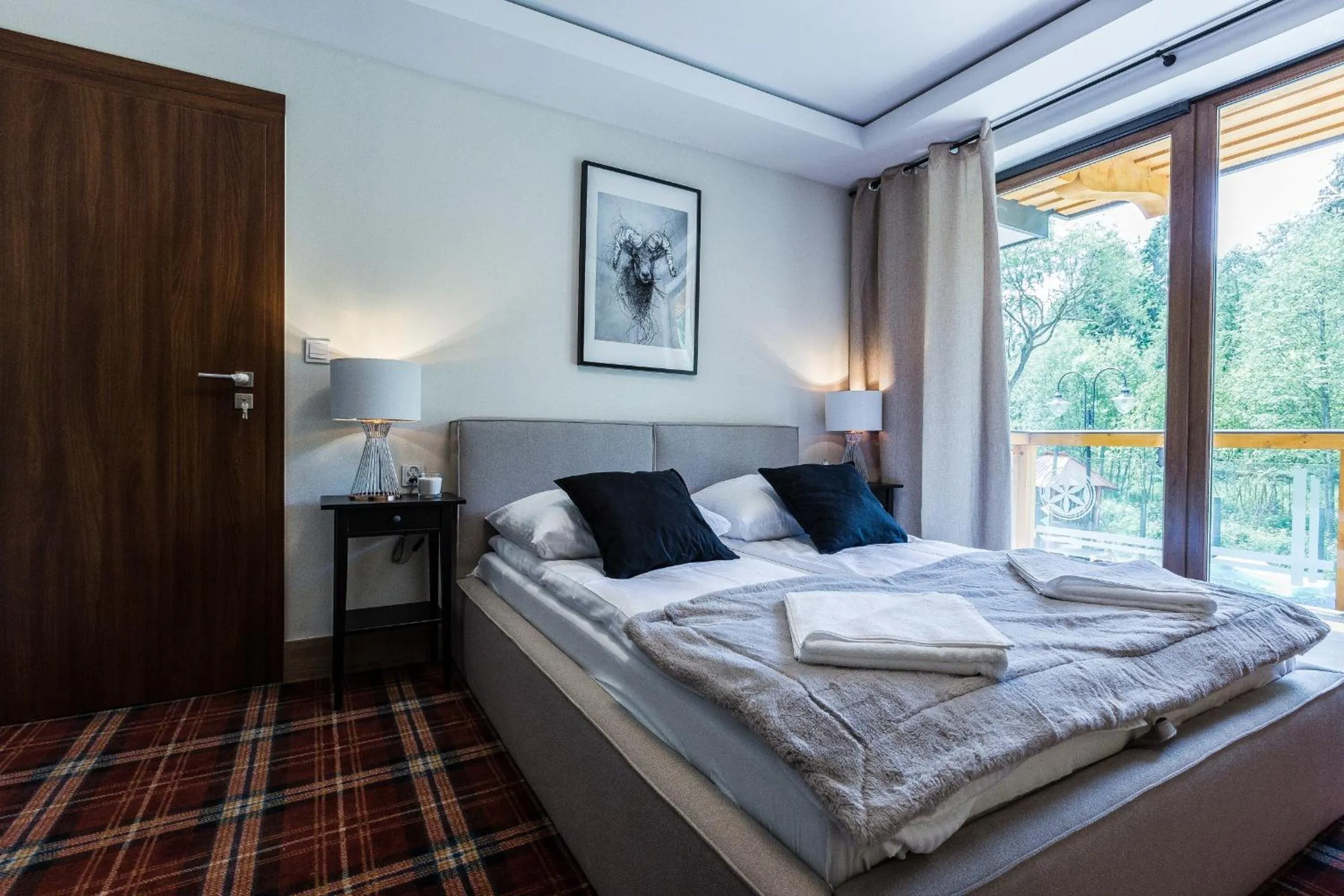 Bedroom, Bed in Aparthotel Góralski Spa & Restaurant