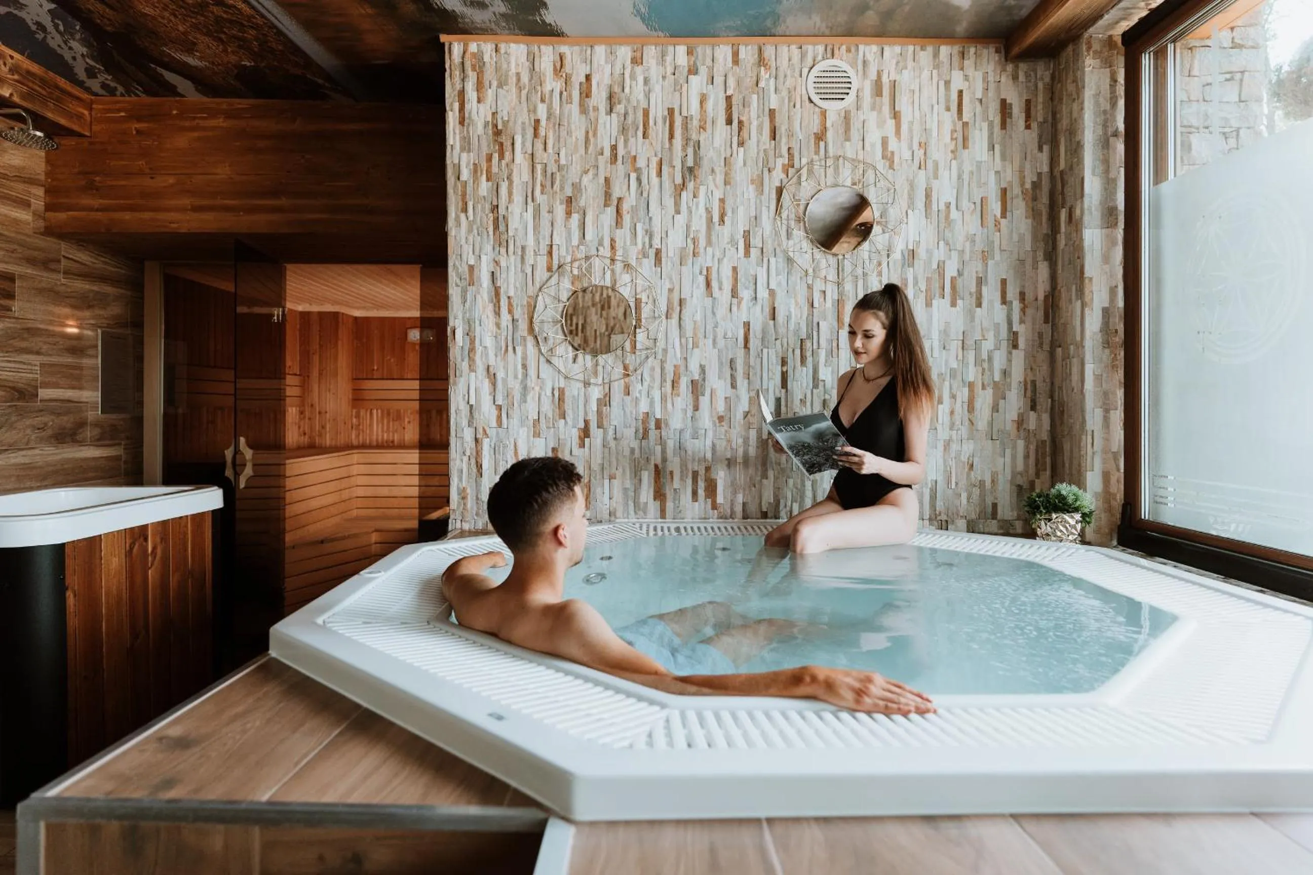 Hot Tub in Aparthotel Góralski Spa & Restaurant