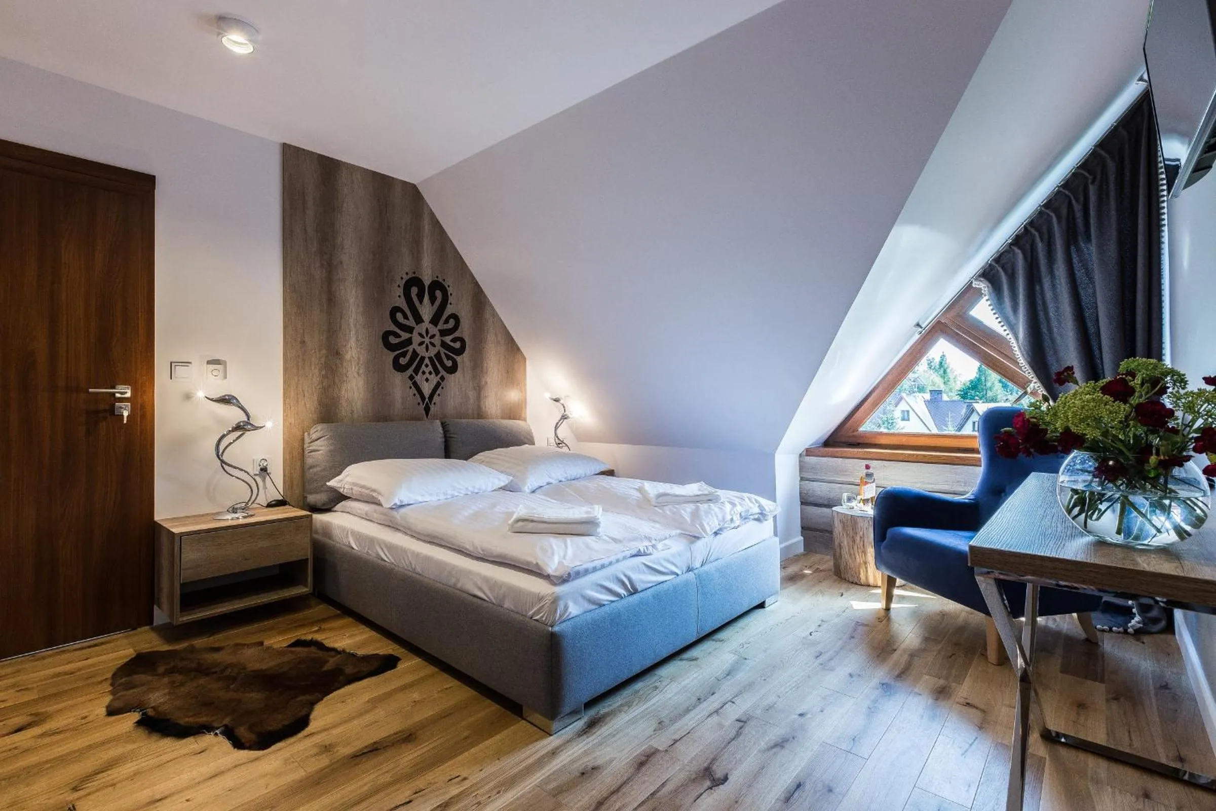 Bedroom, Bed in Aparthotel Góralski Spa & Restaurant