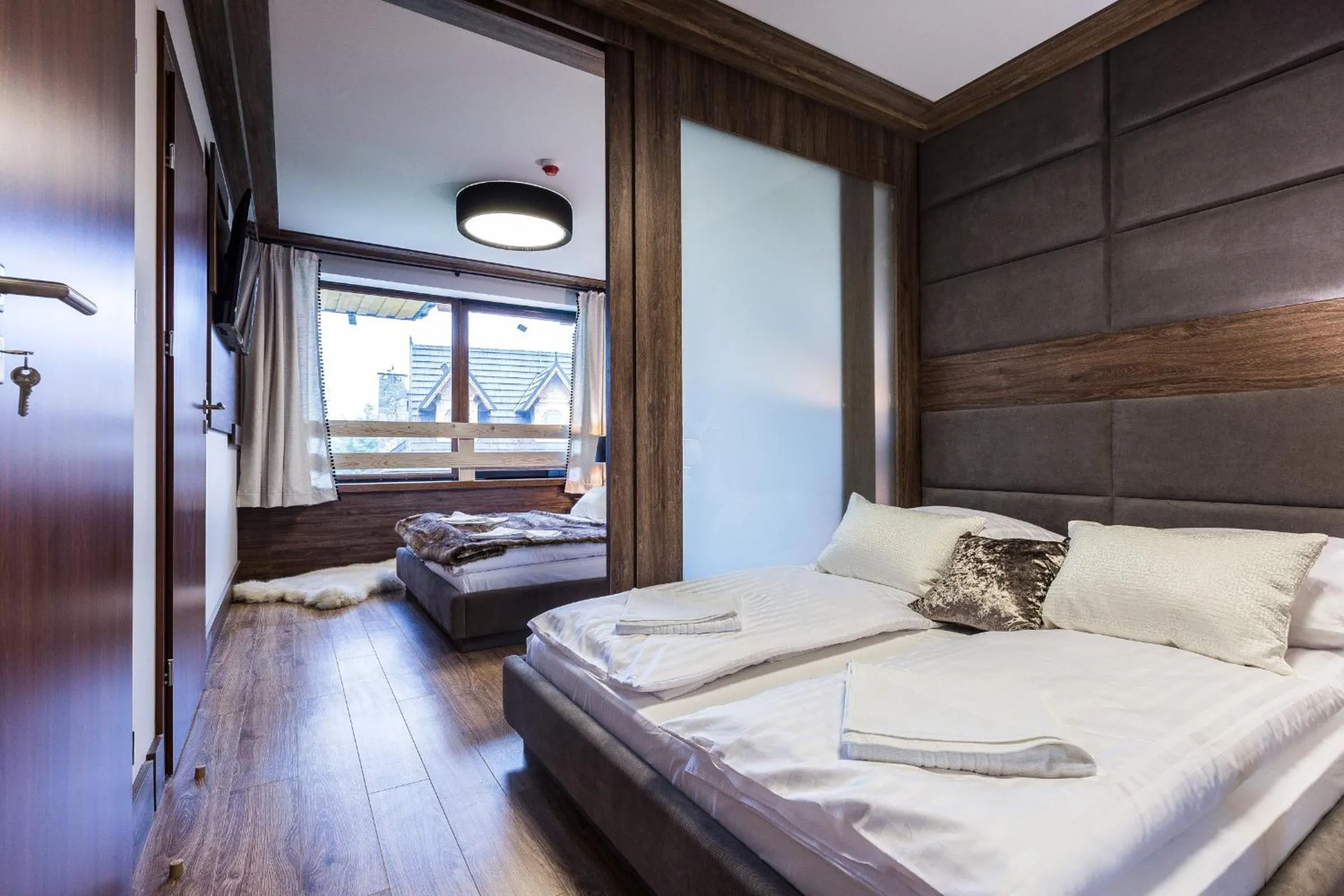 Bedroom, Bed in Aparthotel Góralski Spa & Restaurant