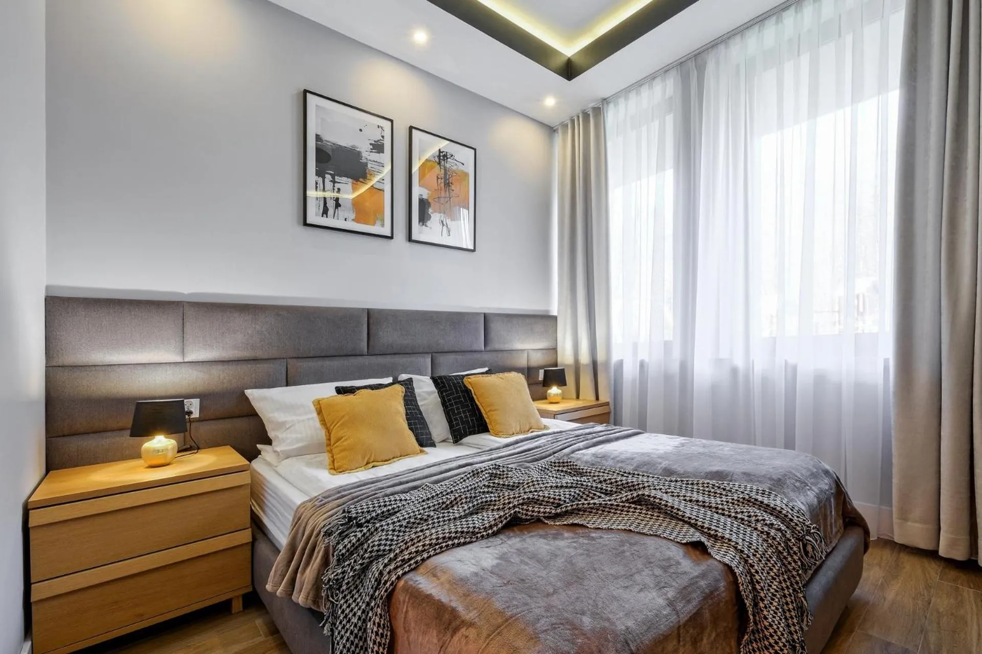Bed in Aparthotel Góralski Spa & Restaurant