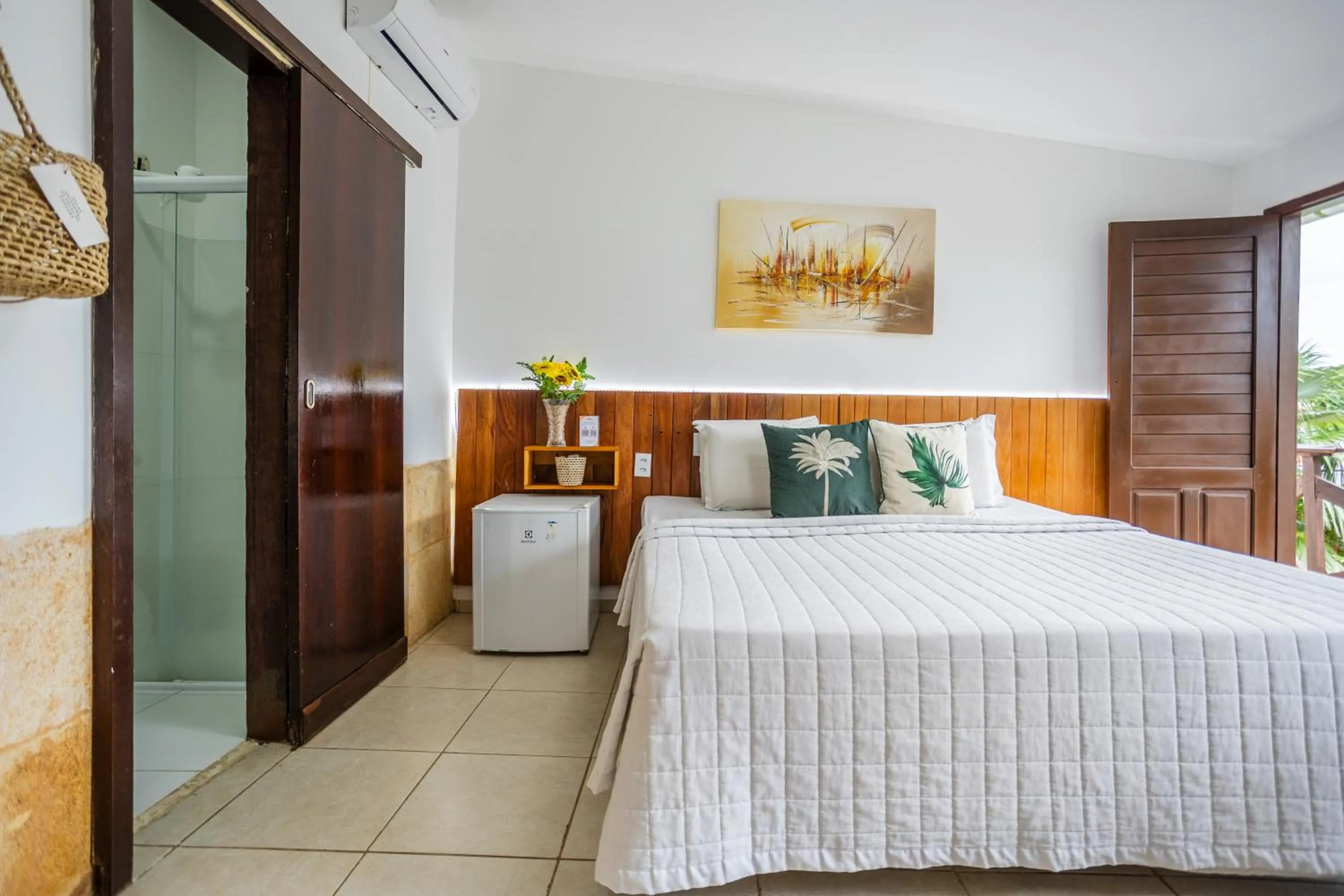 Bed in Jeri Village Hotel