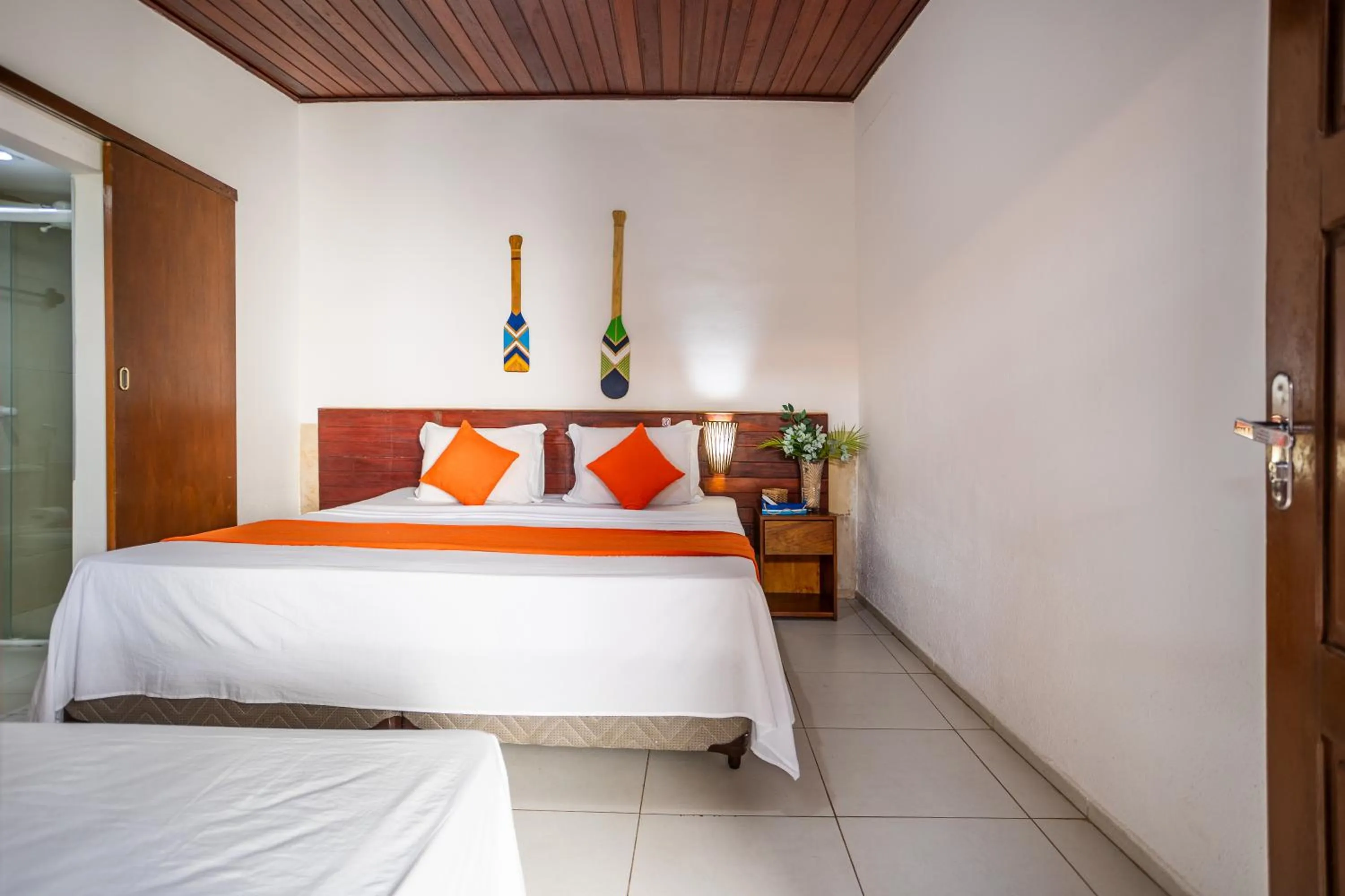 Bed in Jeri Village Hotel