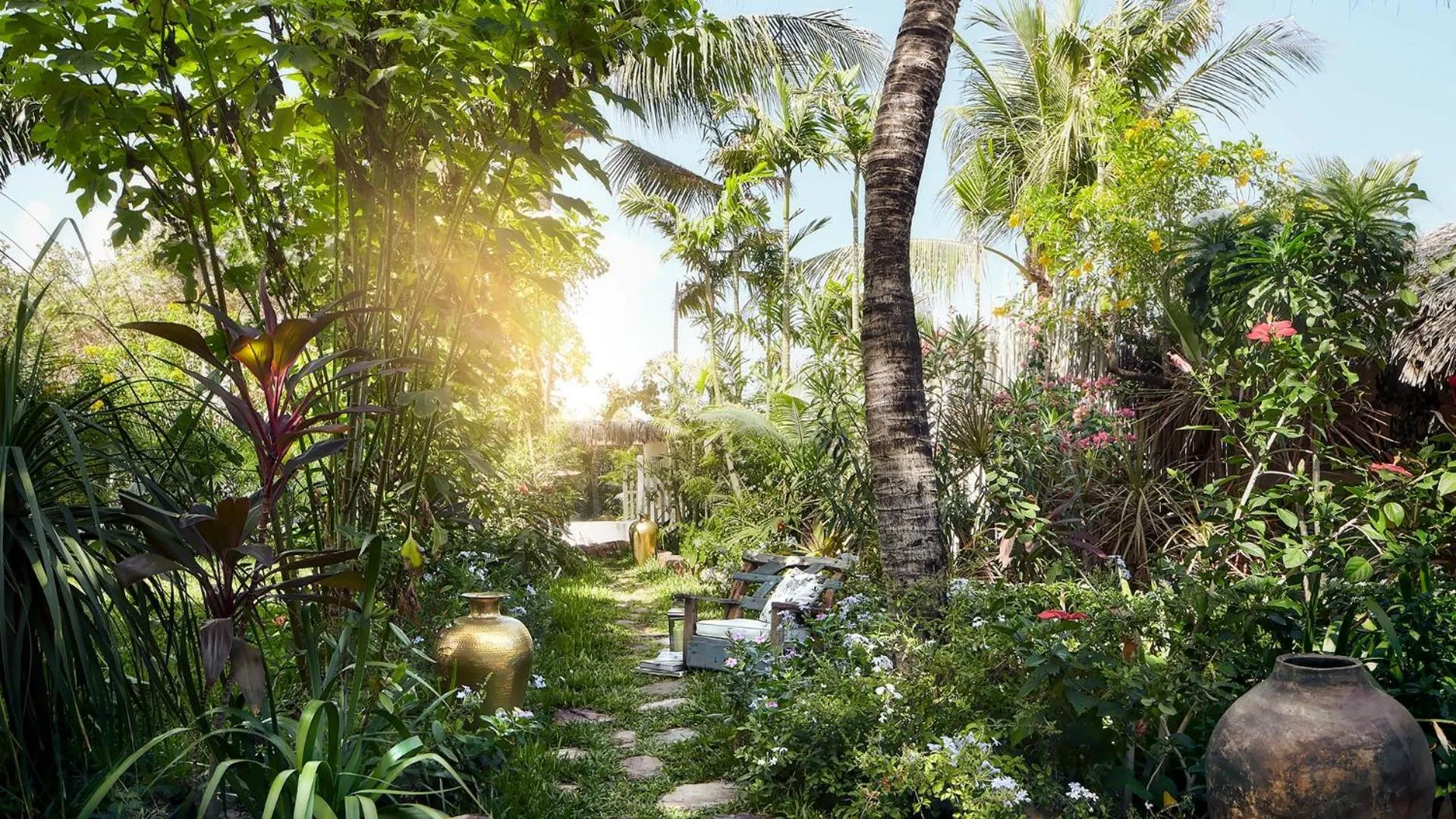 Garden in The Chili Beach Private Resort