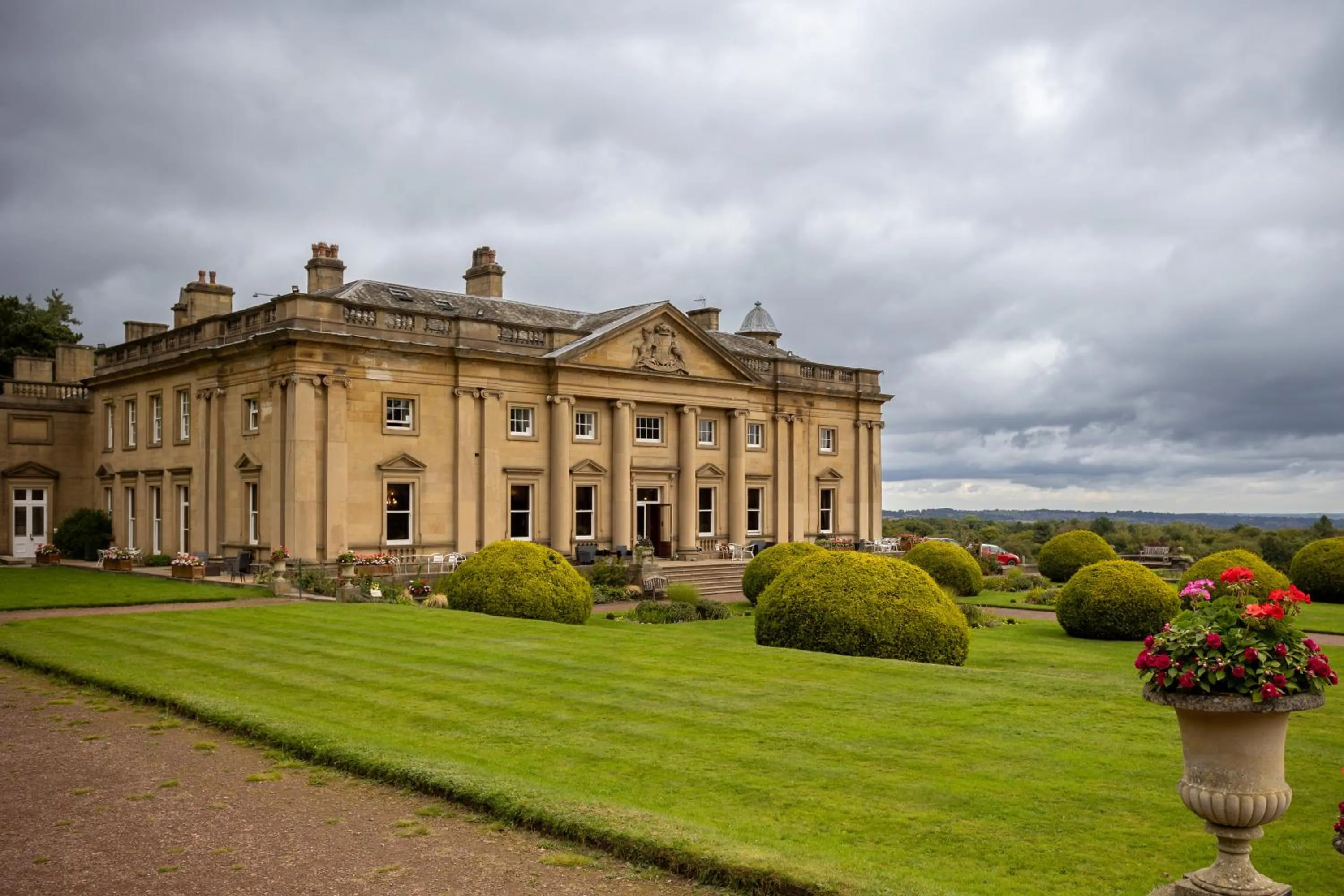 Natural landscape in Wortley Hall Sheffield