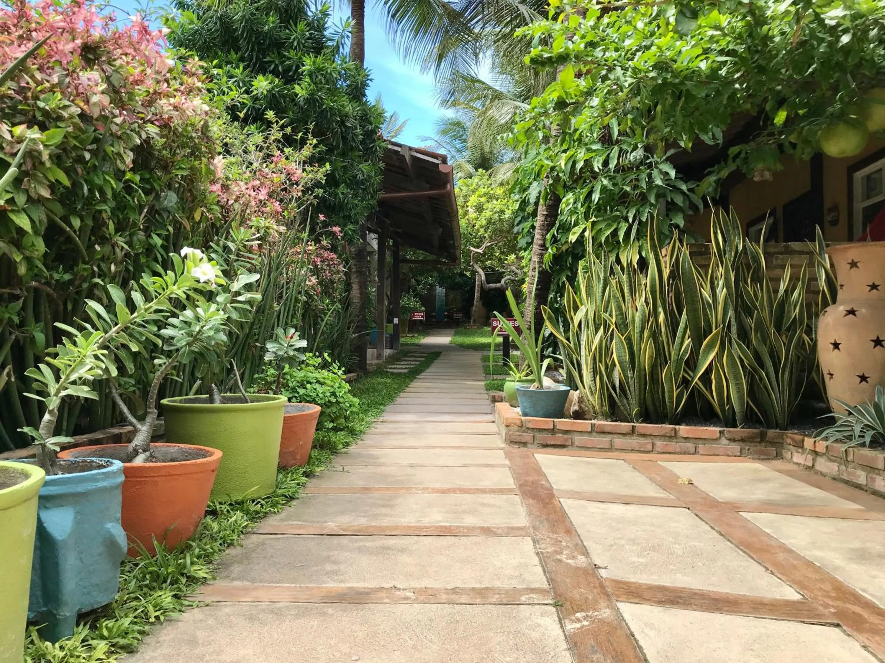 Garden in Pousada Casa Do Angelo