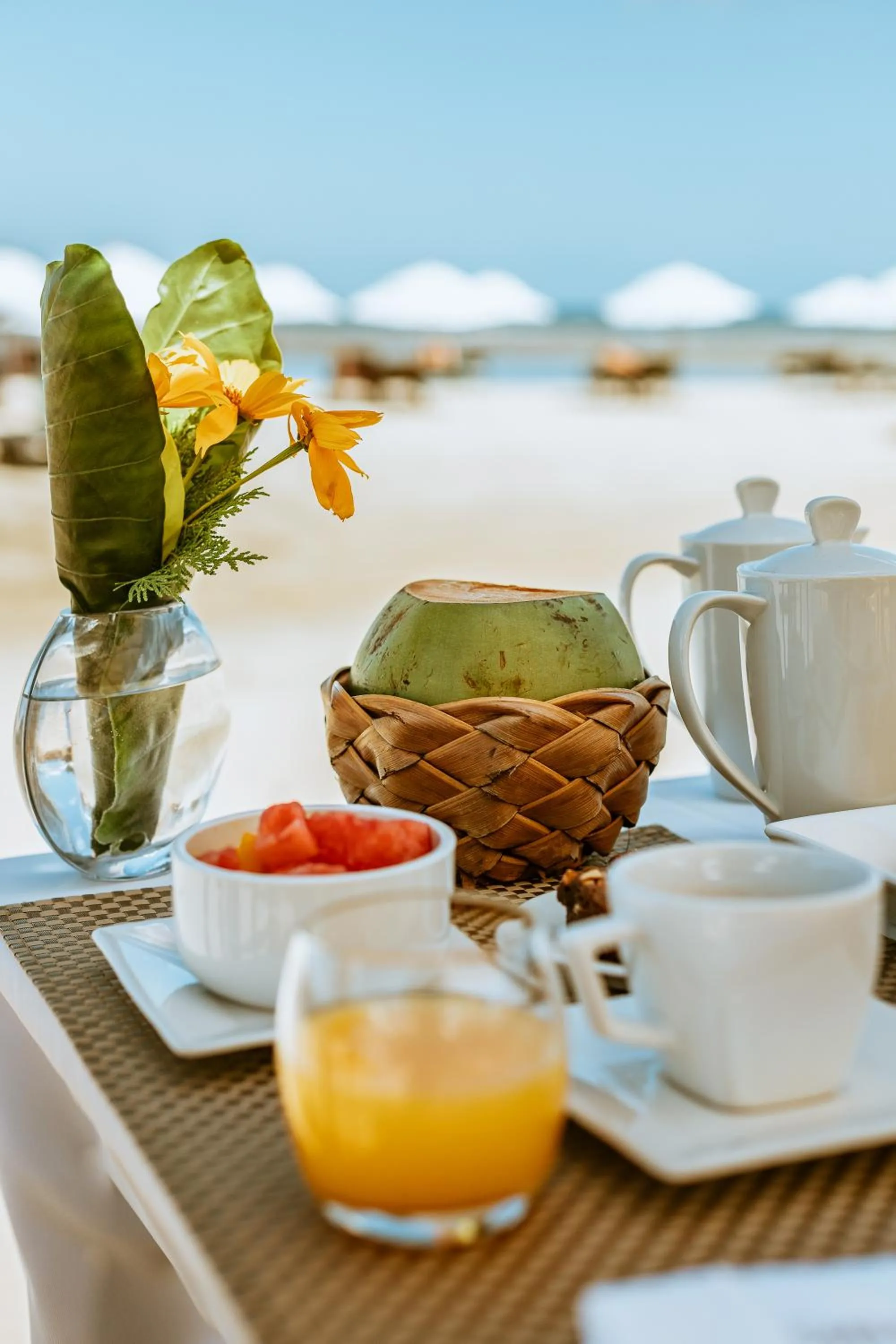 Continental breakfast in Casa na Praia