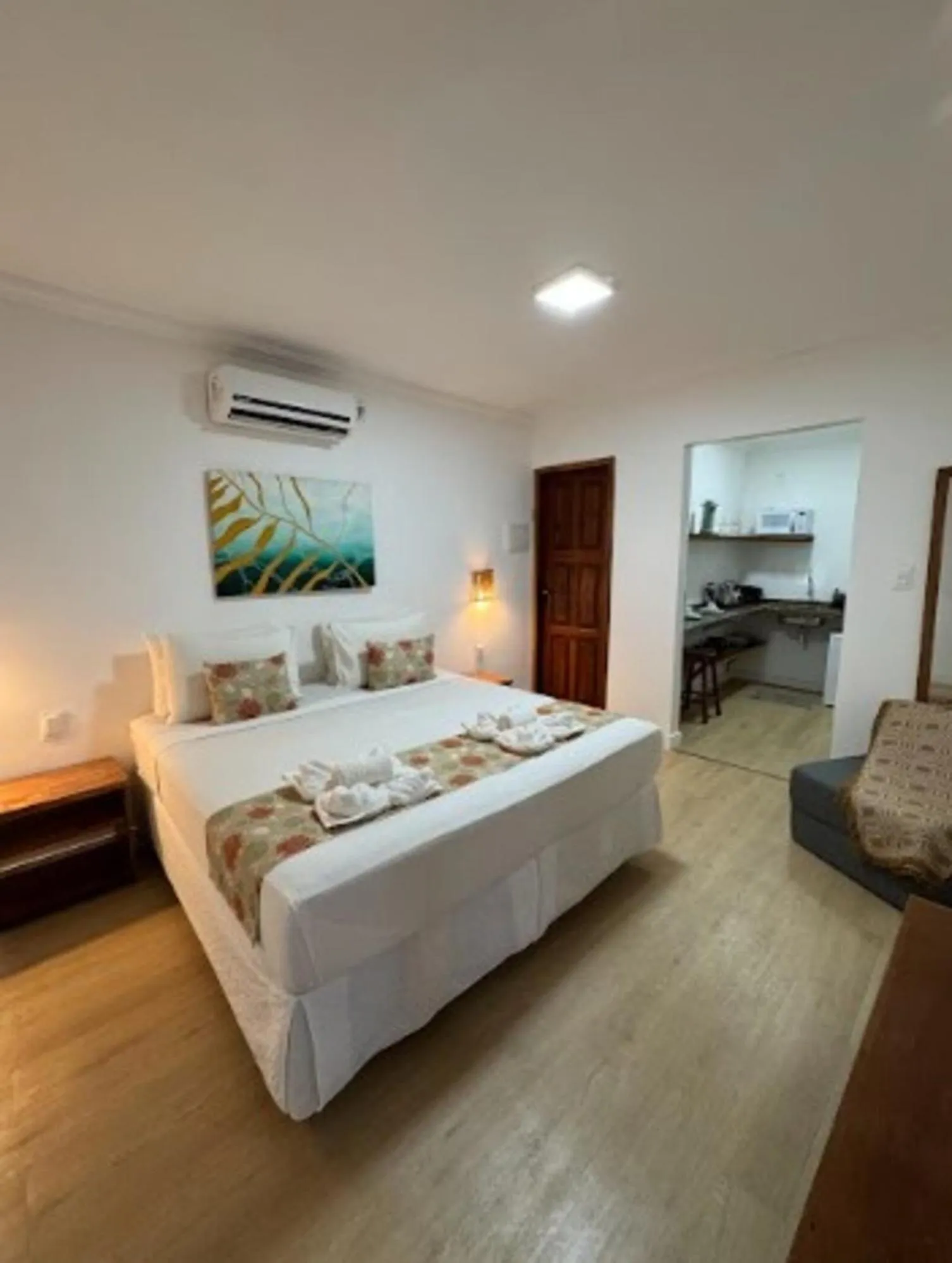 Bed in Pousada Capitão Thomaz