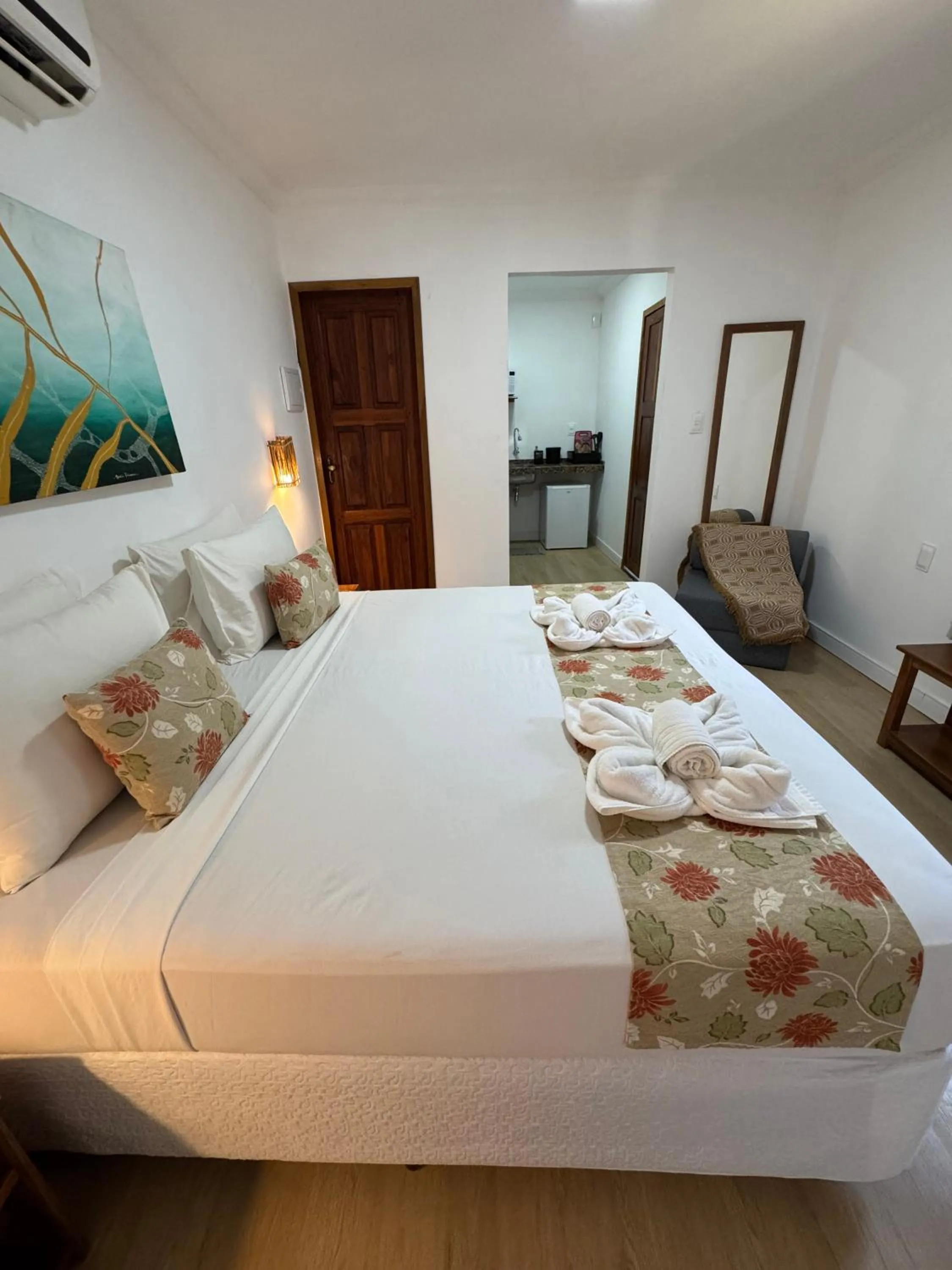 Bed in Pousada Capitão Thomaz