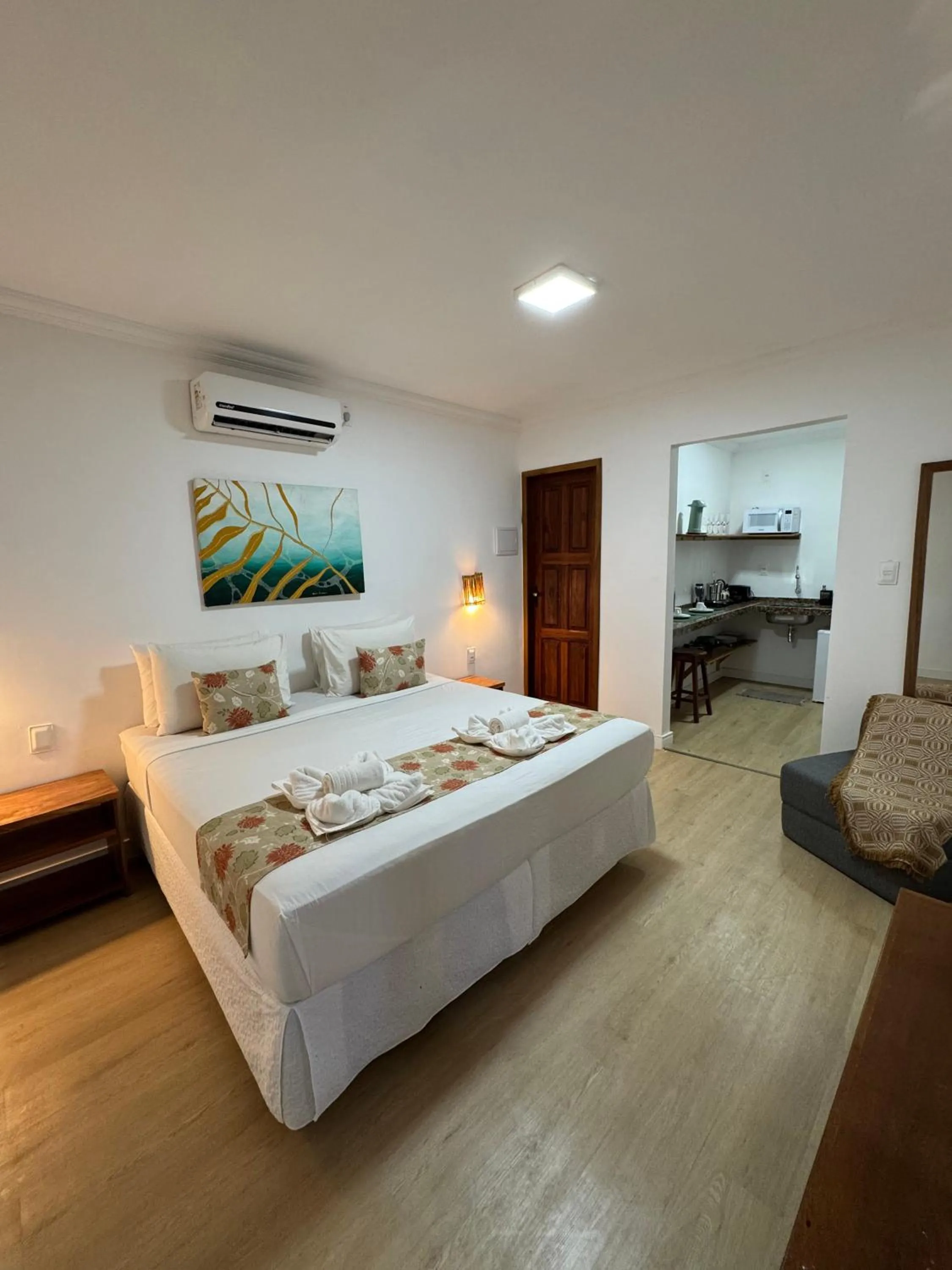 Bed in Pousada Capitão Thomaz