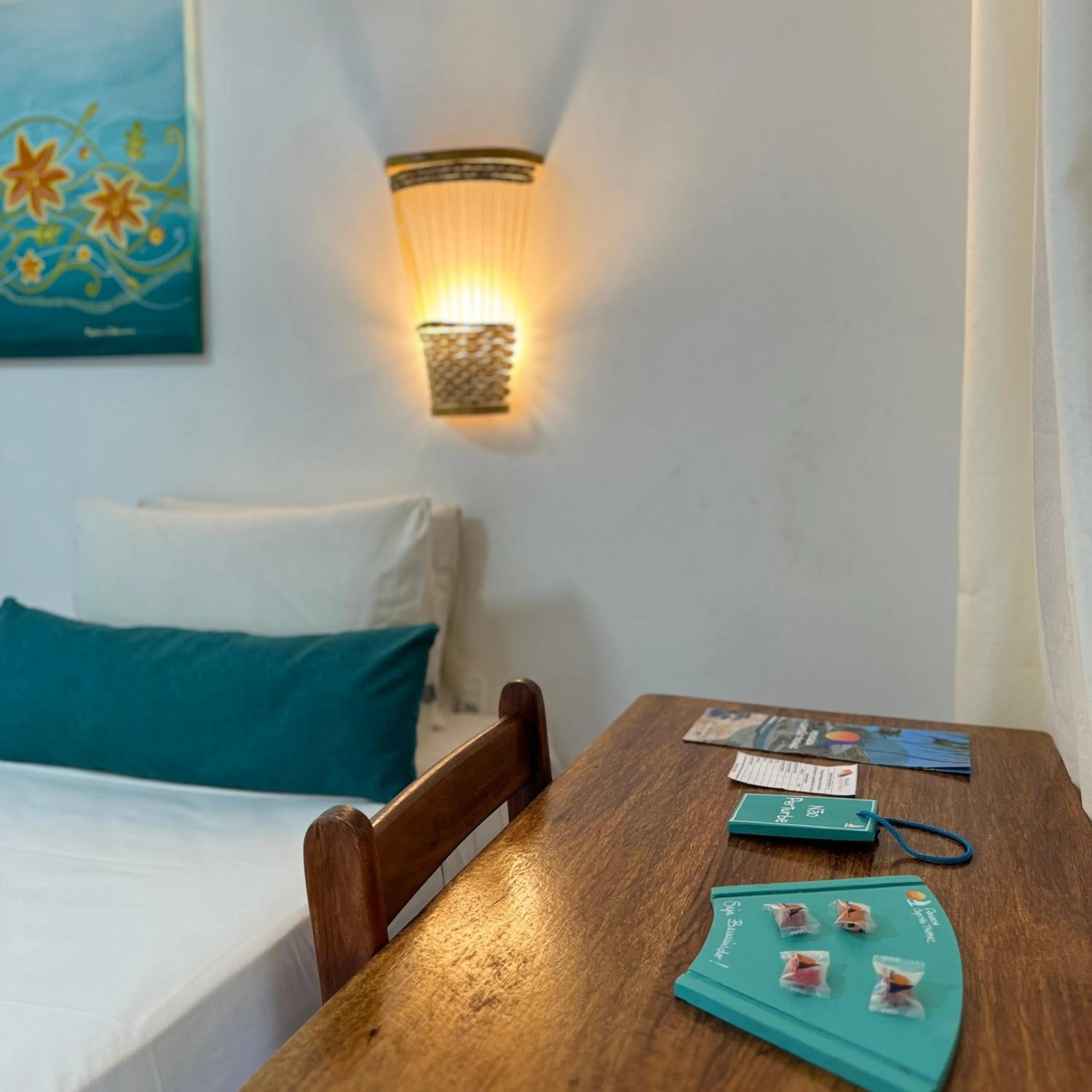 Bed in Pousada Capitão Thomaz