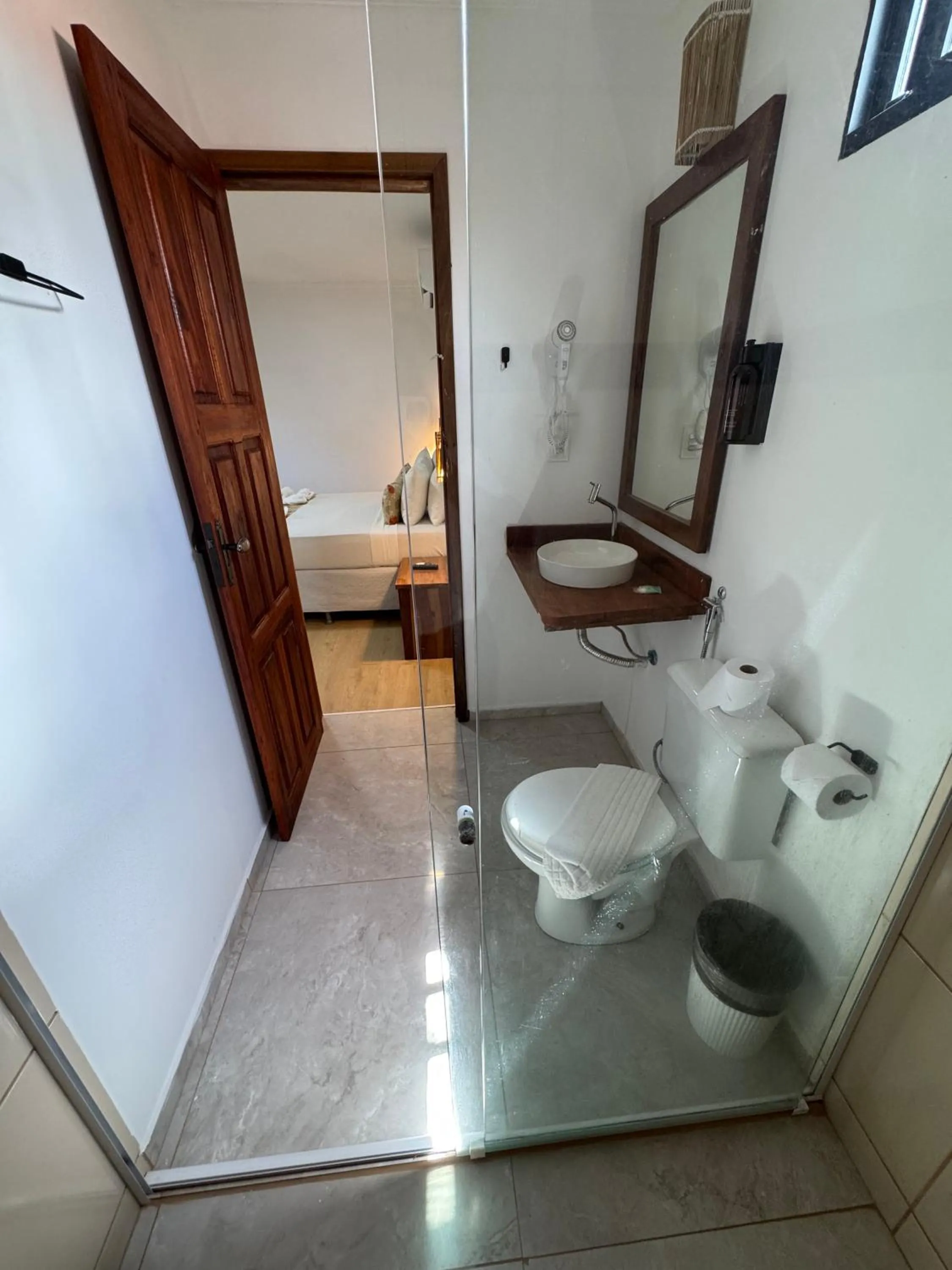 Shower in Pousada Capitão Thomaz