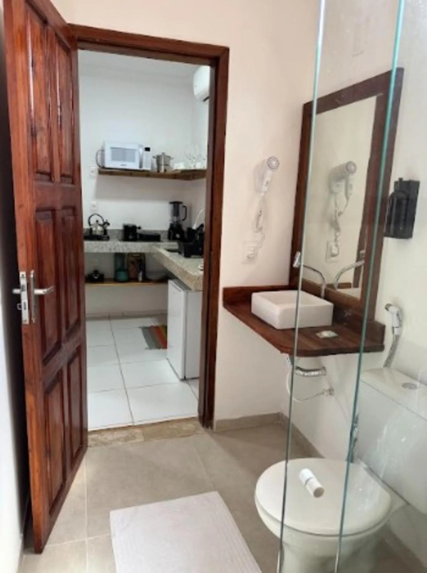 Shower in Pousada Capitão Thomaz