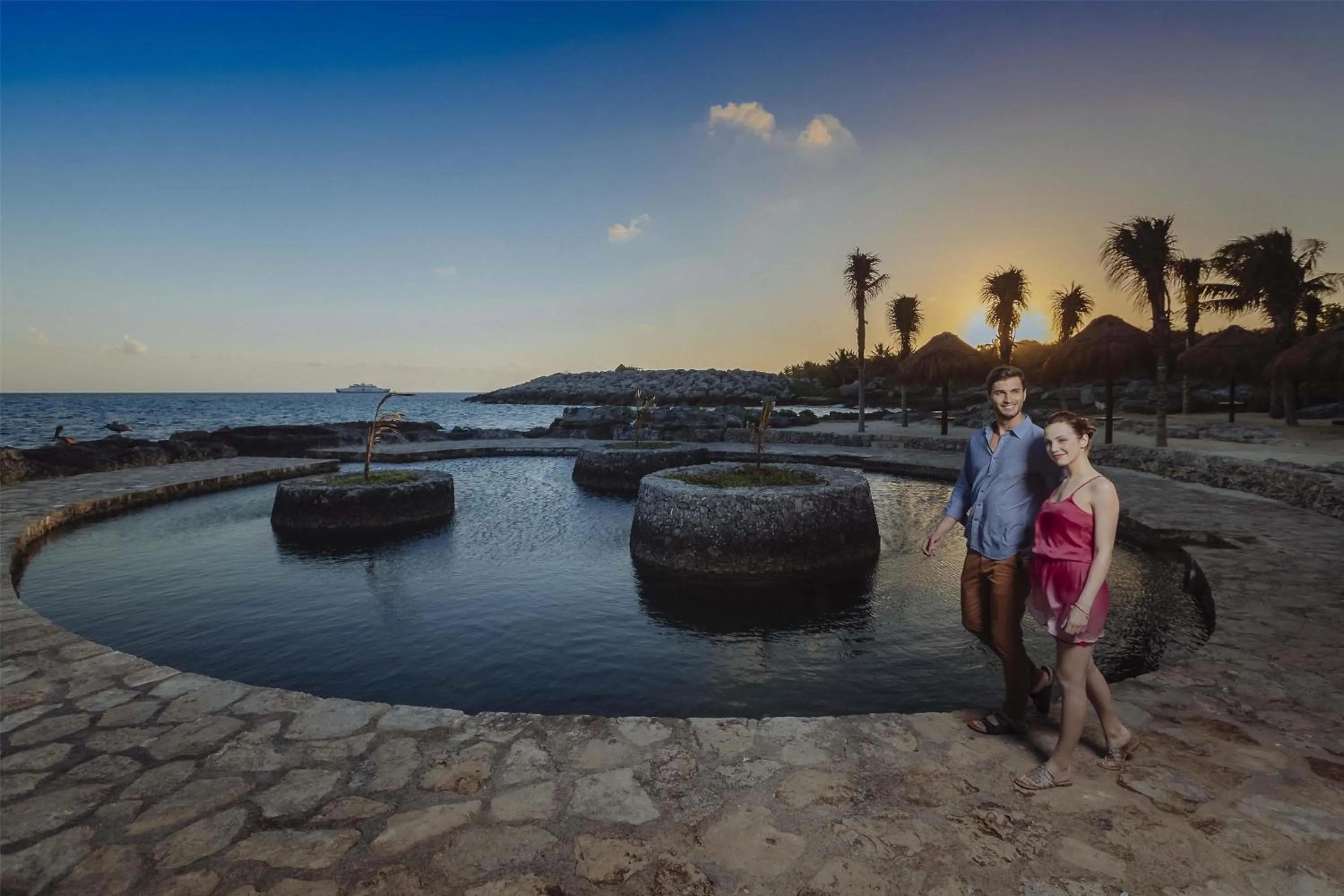 Pool view in Occidental at Xcaret Destination - All Inclusive