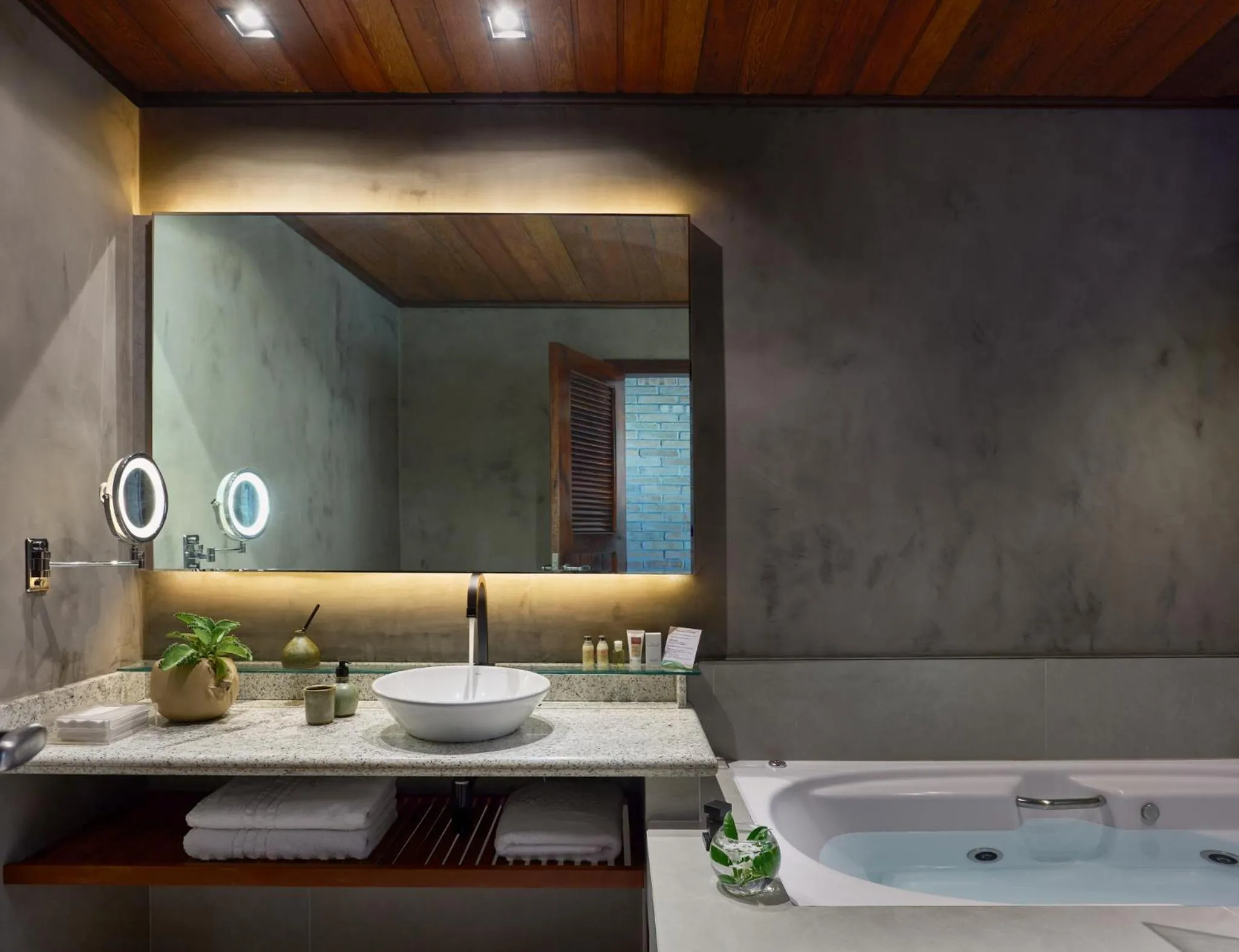 Hot Tub in Pousada Jeribá