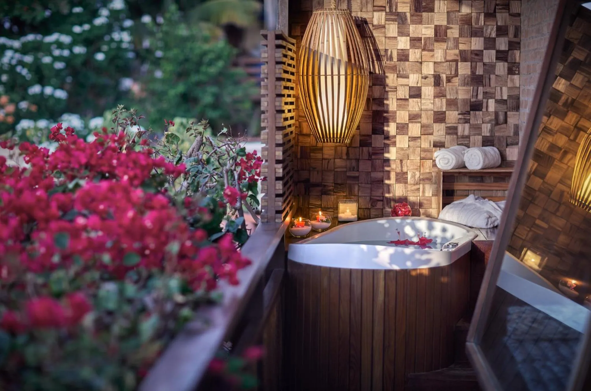 Hot Tub in Pousada Jeribá