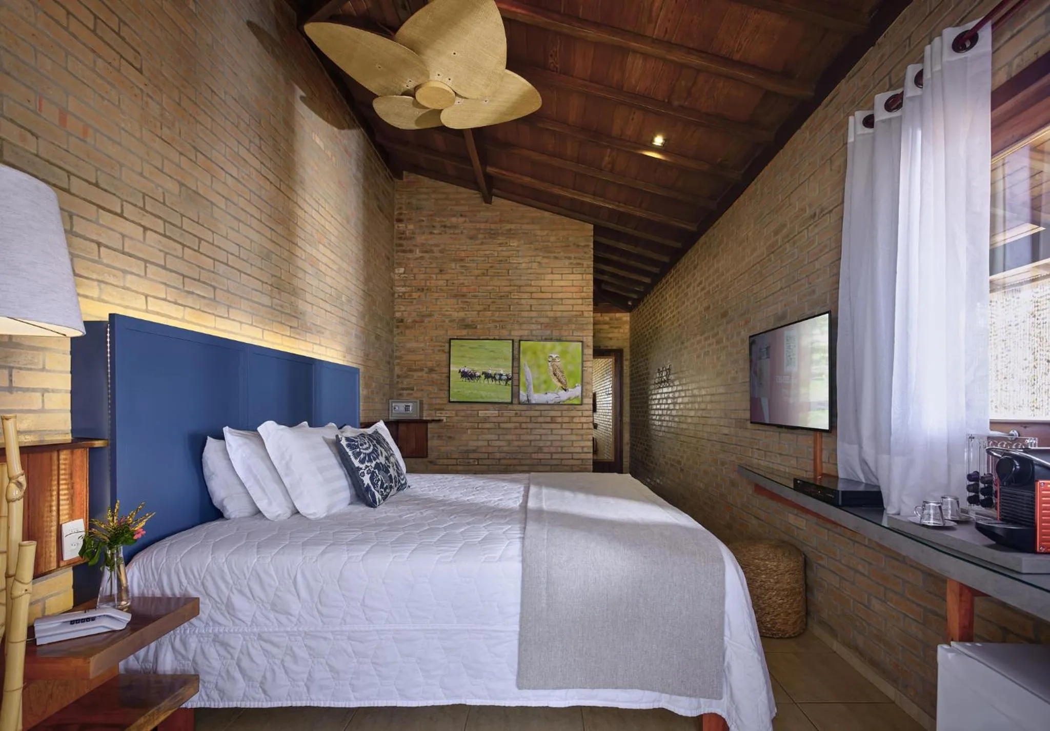 Bed in Pousada Jeribá