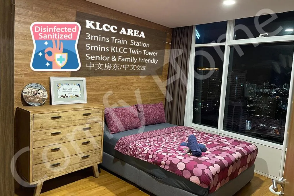 Bedroom, Bed in 5 STAR & LUXURY Apartment near KLCC/ KL City Centre