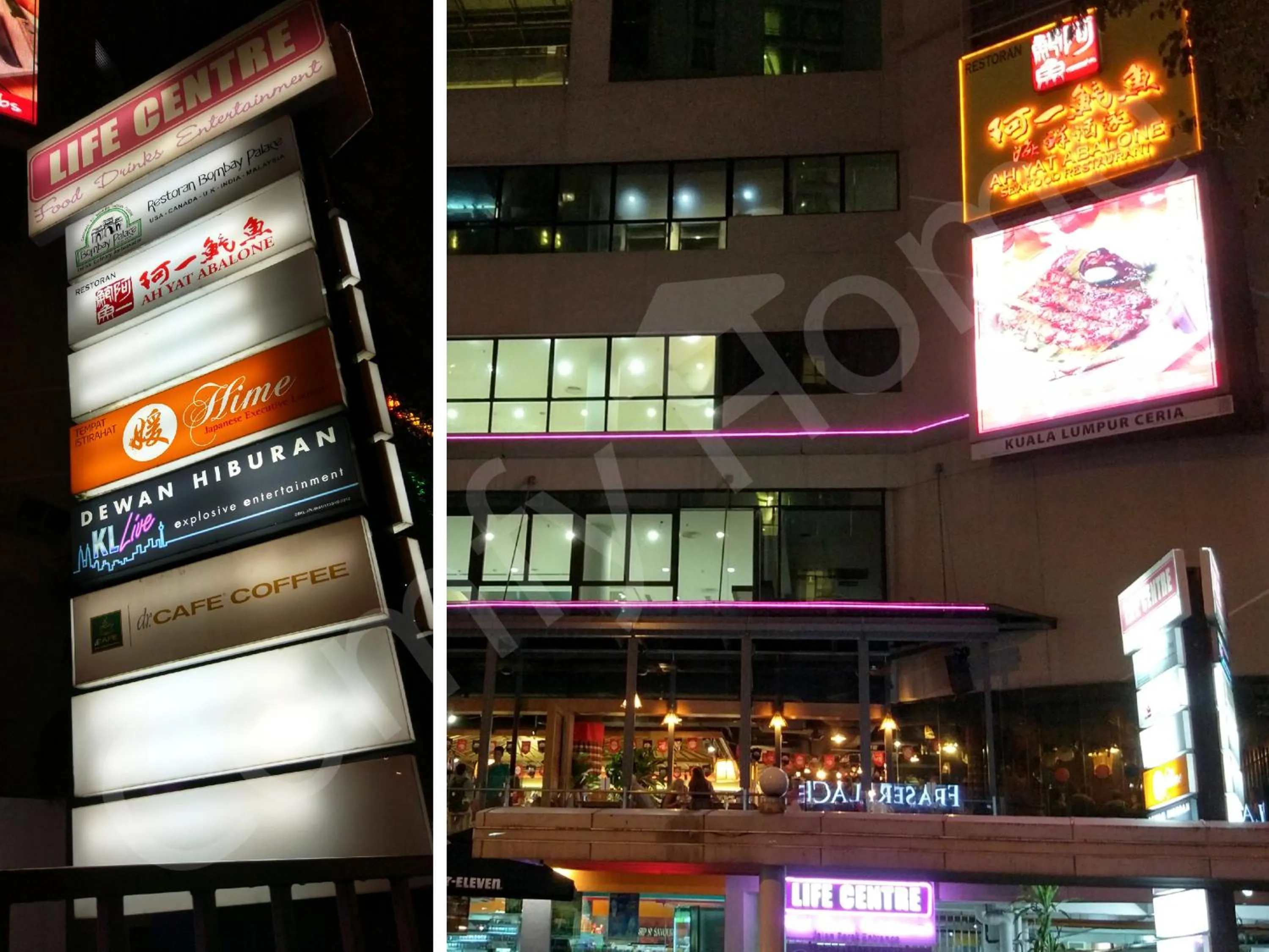 Restaurant/places to eat in 5 STAR & LUXURY Apartment near KLCC/ KL City Centre