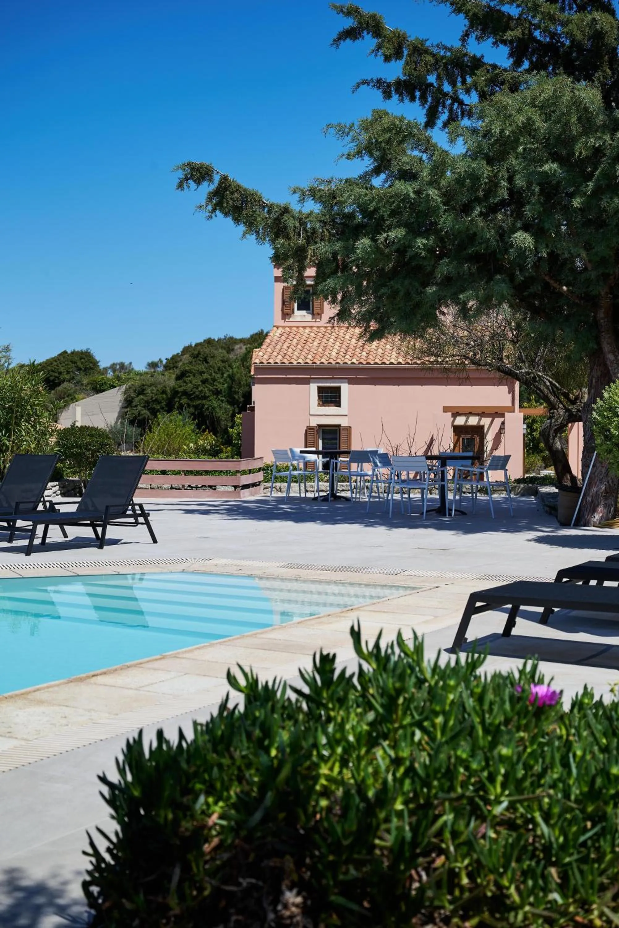 Swimming pool in Eliathos Hillside Retreat