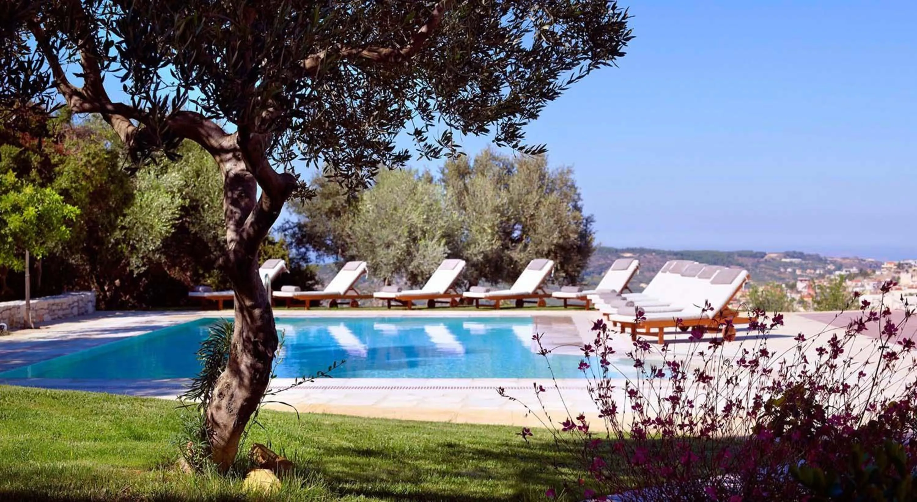 Swimming pool in Eliathos Hillside Retreat