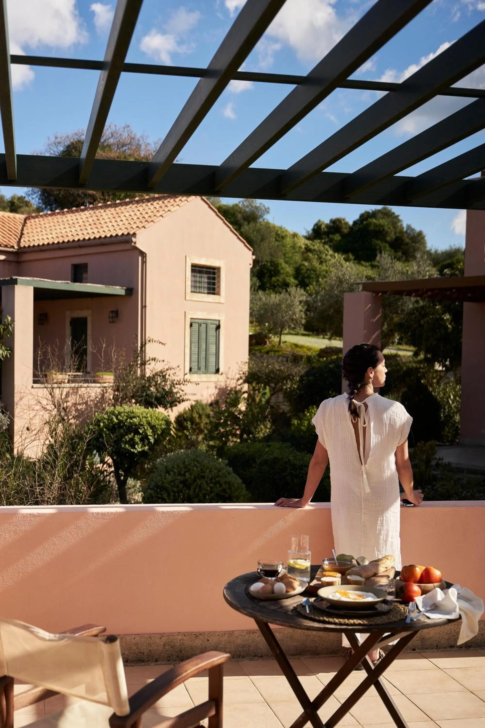 Balcony/Terrace in Eliathos Hillside Retreat