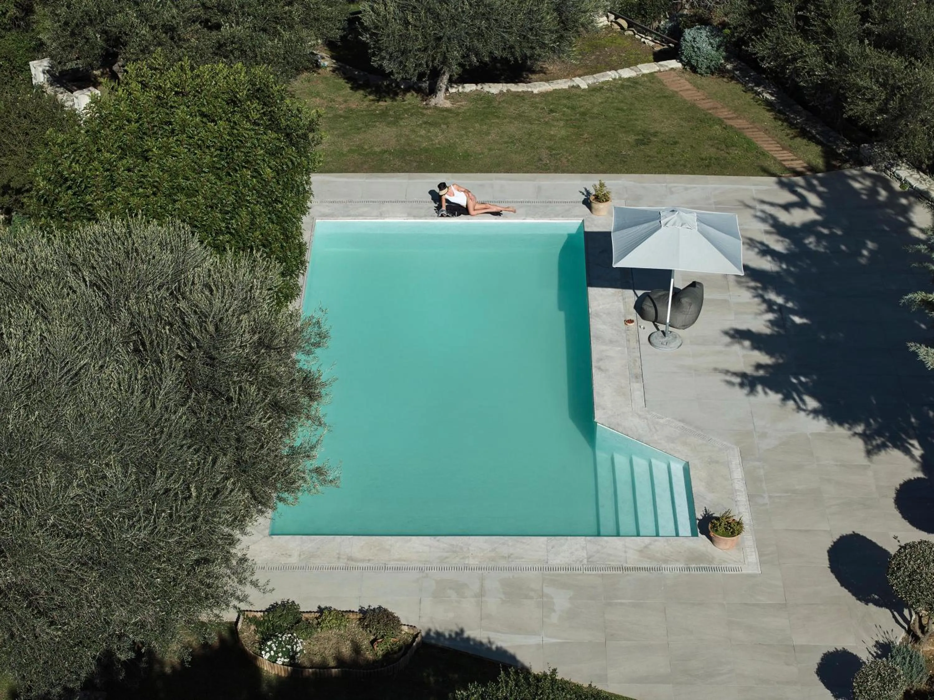 Swimming pool in Eliathos Hillside Retreat
