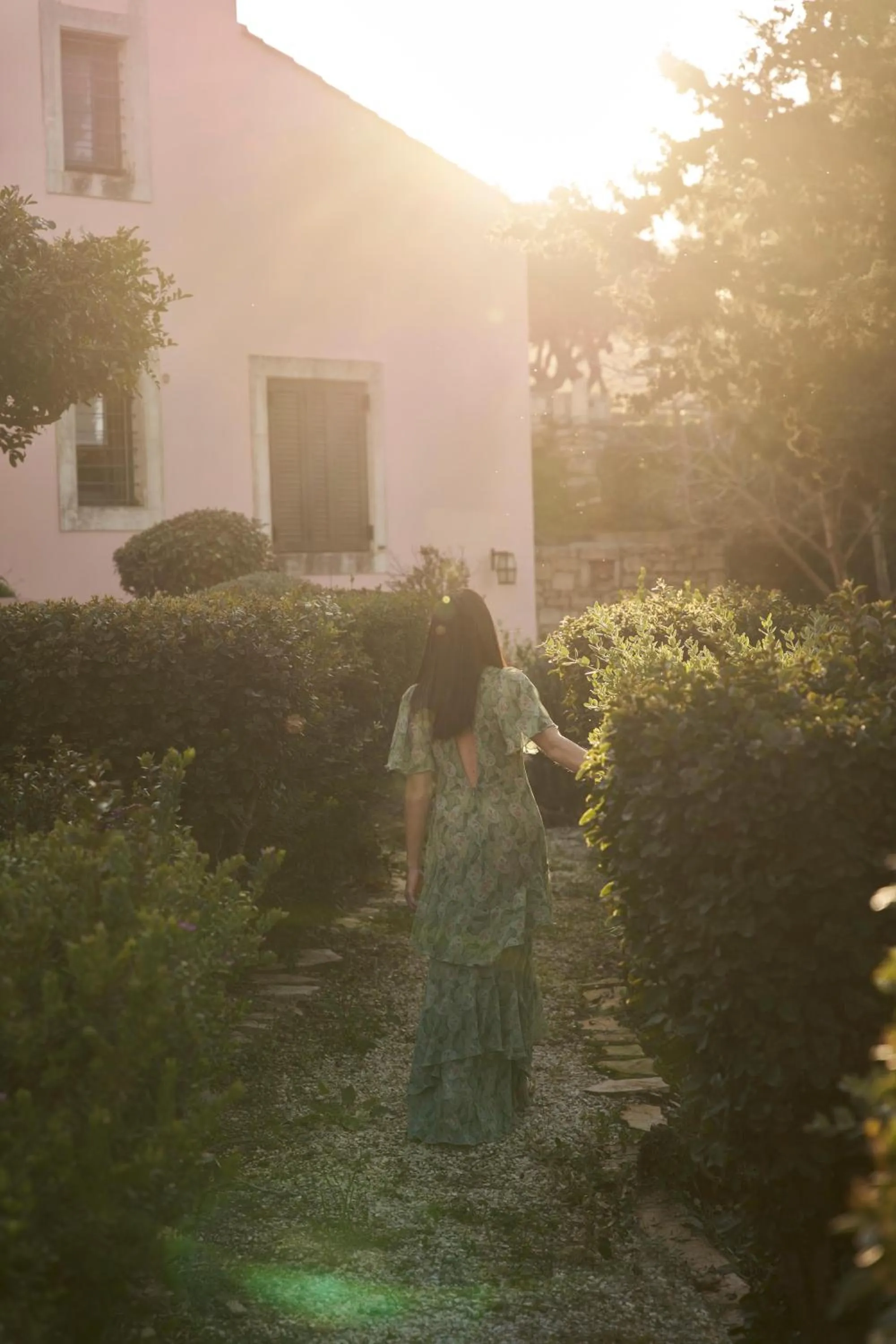 Garden in Eliathos Hillside Retreat