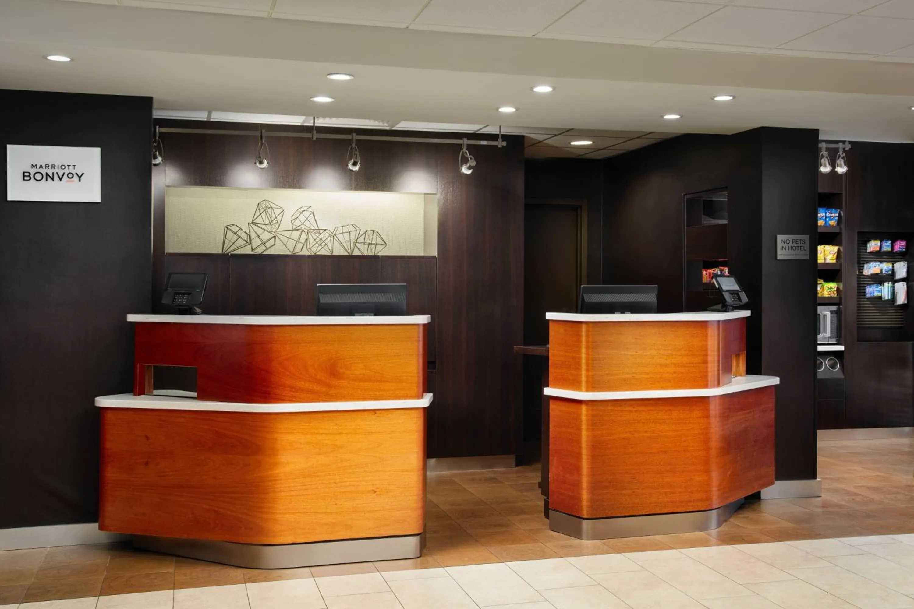 Lobby or reception in Courtyard by Marriott Scranton Montage Mountain